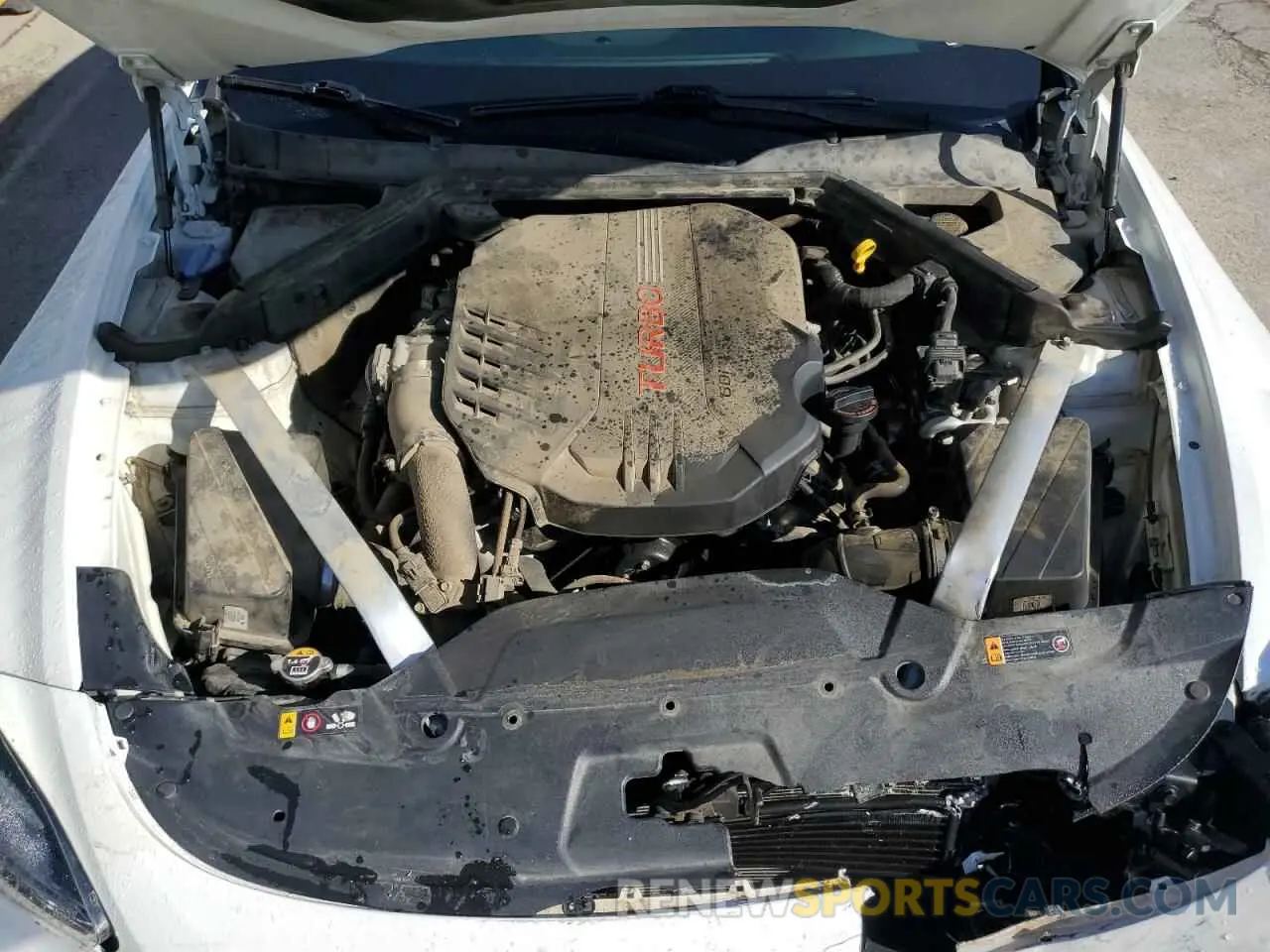 11 Photograph of a damaged car KNAE45LC0N6107838 KIA STINGER 2022