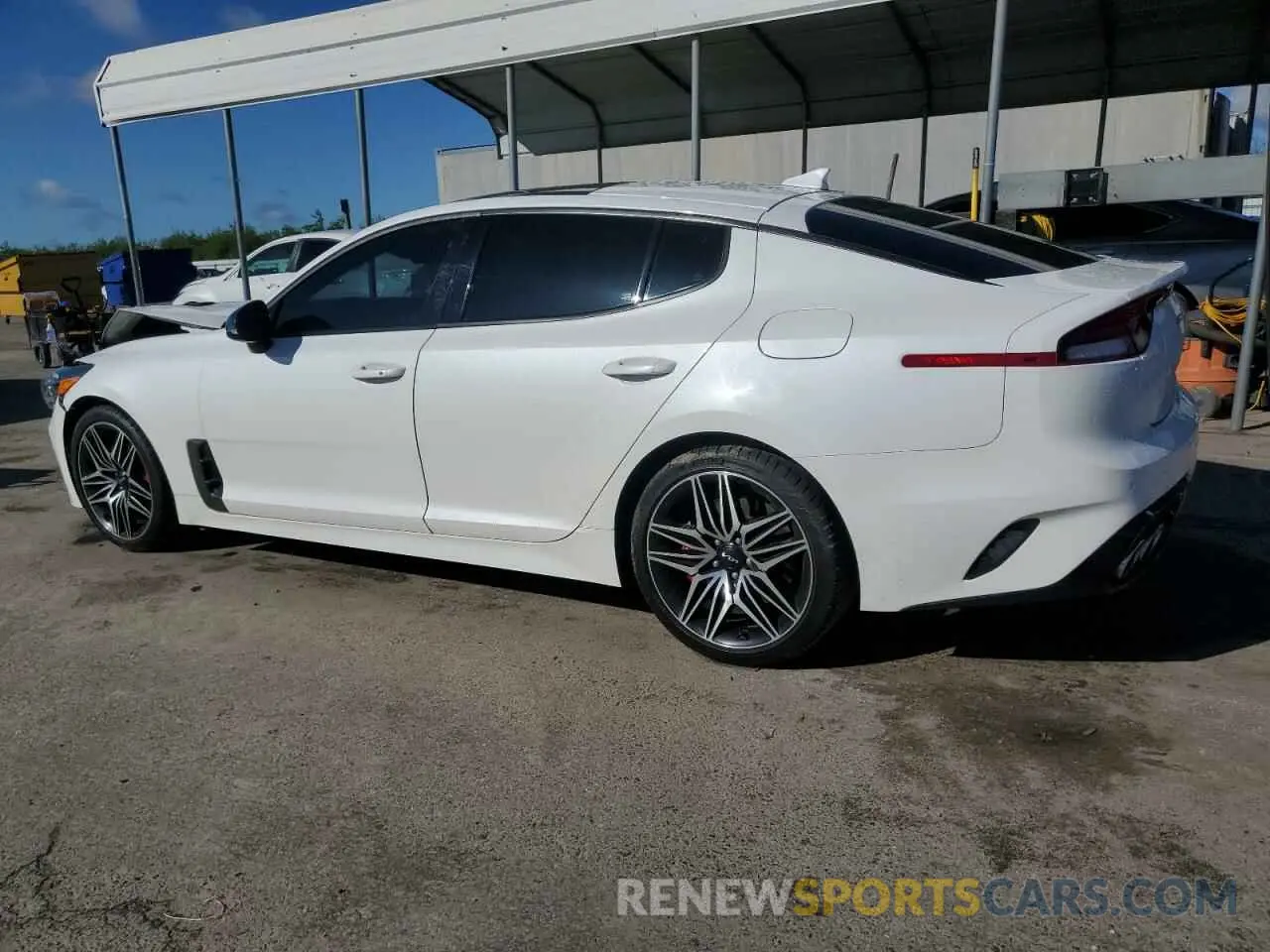 2 Photograph of a damaged car KNAE45LC0N6107838 KIA STINGER 2022