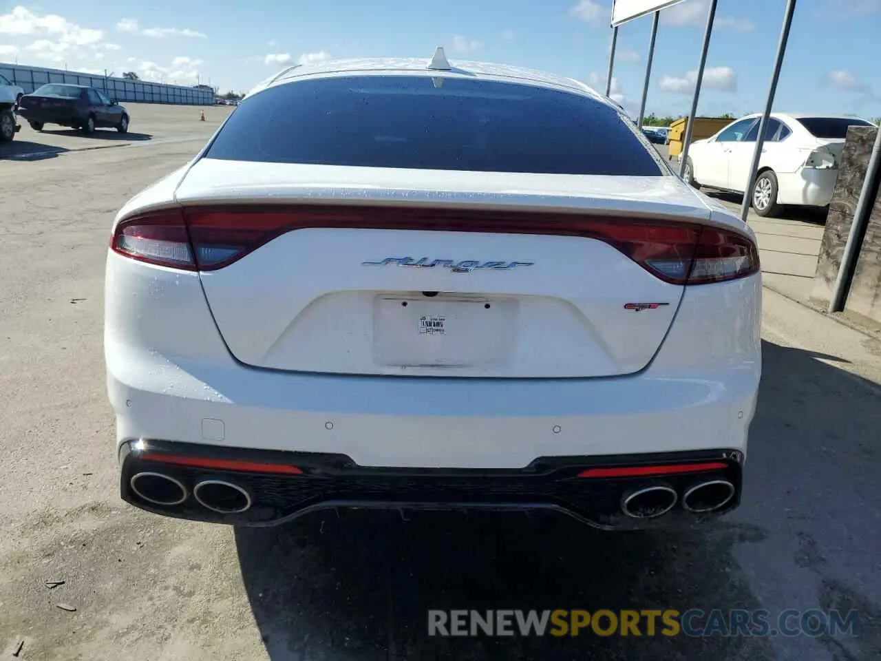6 Photograph of a damaged car KNAE45LC0N6107838 KIA STINGER 2022