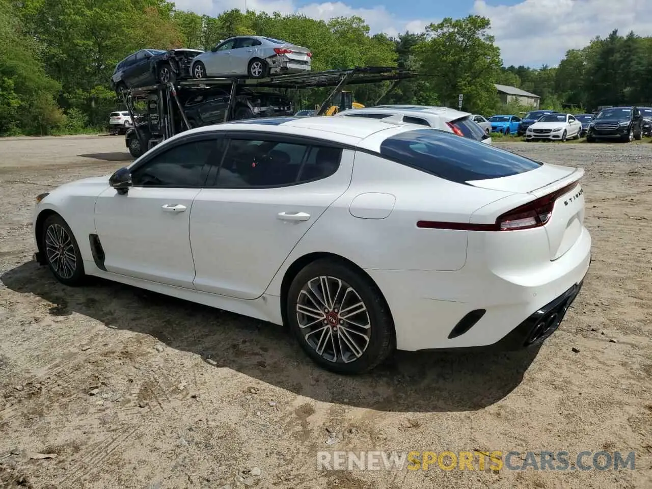 2 Photograph of a damaged car KNAE45LC1N6111493 KIA STINGER 2022