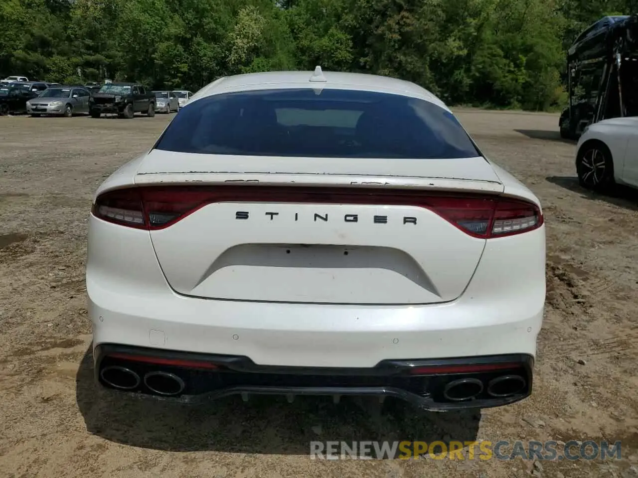 6 Photograph of a damaged car KNAE45LC1N6111493 KIA STINGER 2022