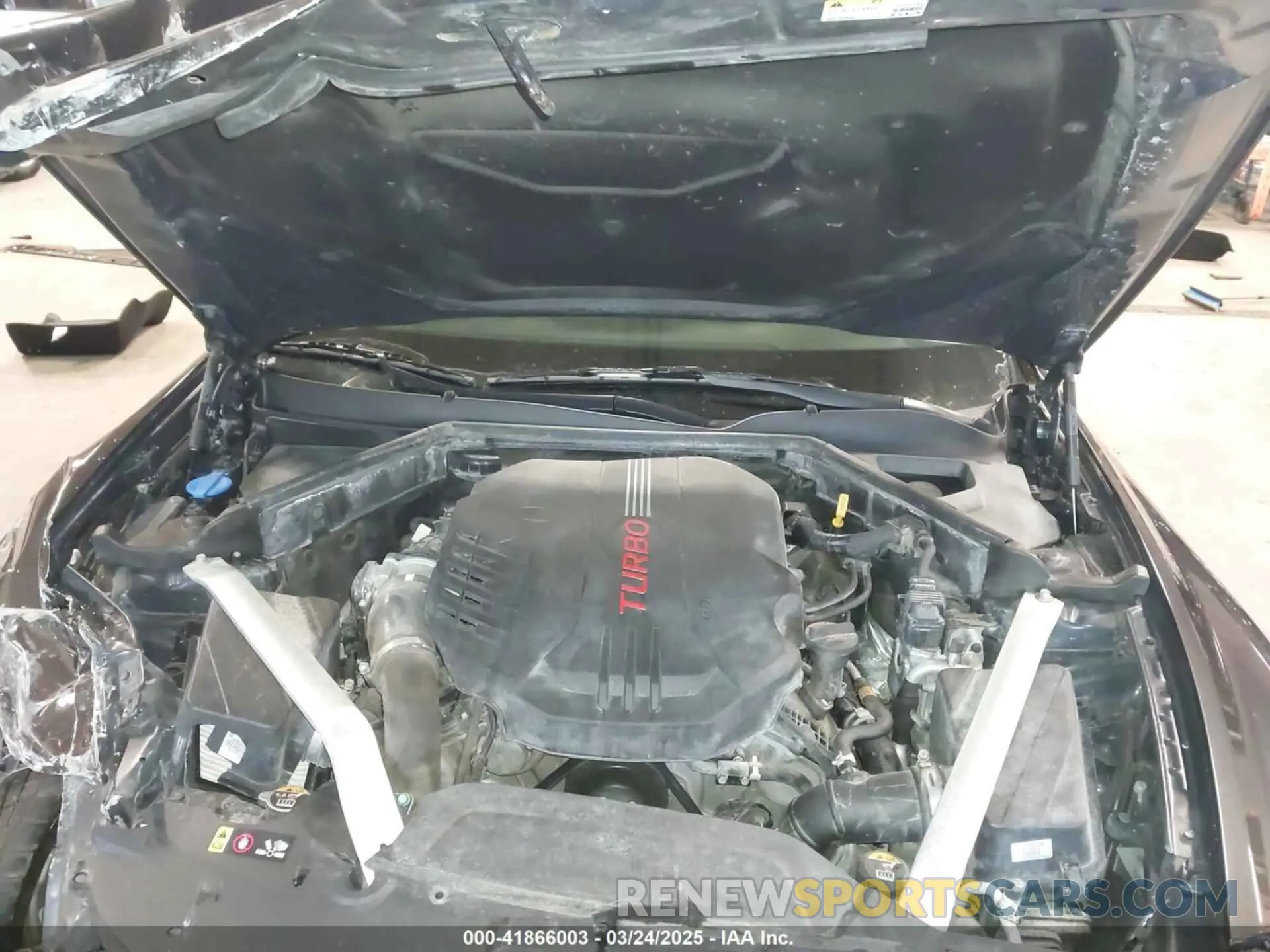 10 Photograph of a damaged car KNAE45LC2N6103659 KIA STINGER 2022