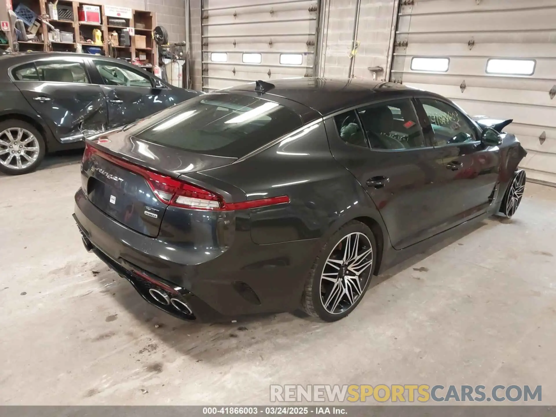 4 Photograph of a damaged car KNAE45LC2N6103659 KIA STINGER 2022