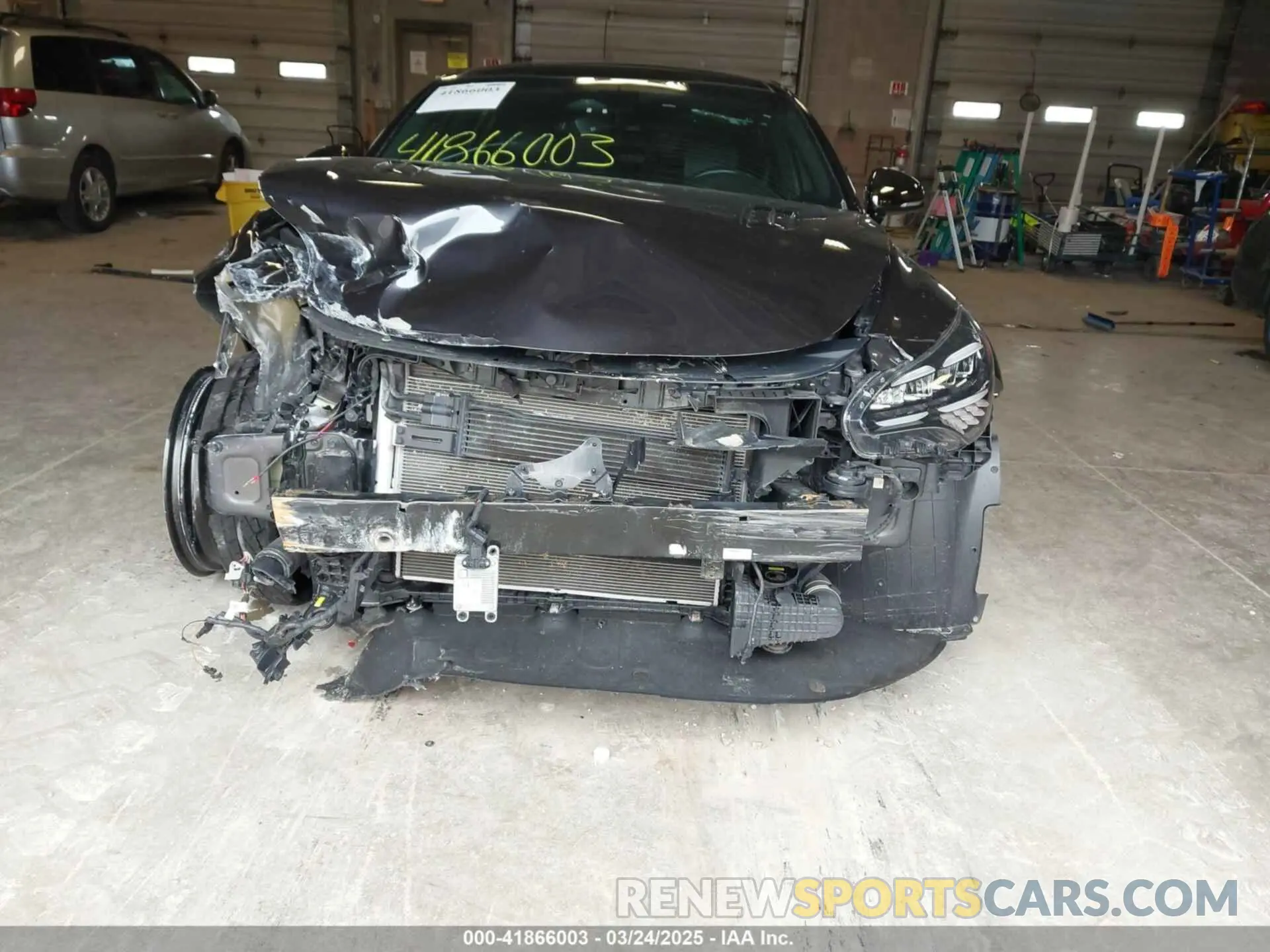 6 Photograph of a damaged car KNAE45LC2N6103659 KIA STINGER 2022