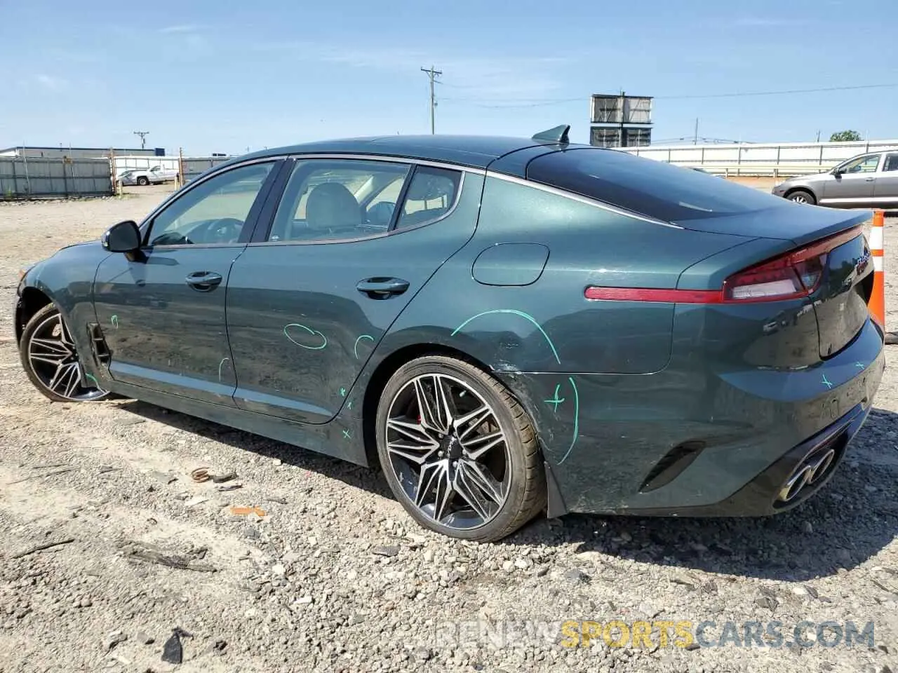 2 Фотография поврежденного автомобиля KNAE45LC3N6119837 KIA STINGER 2022