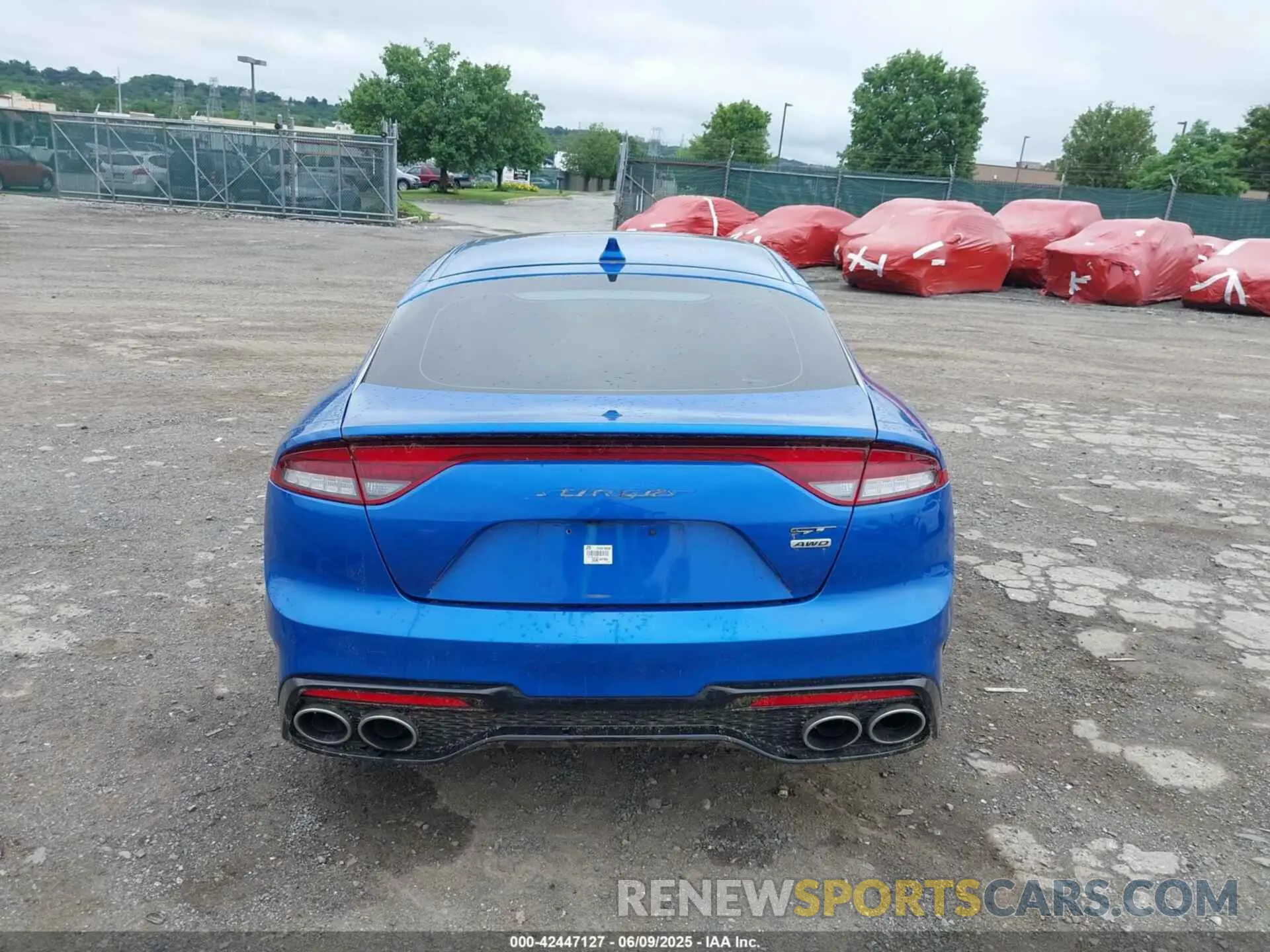 17 Photograph of a damaged car KNAE45LC7N6108100 KIA STINGER 2022