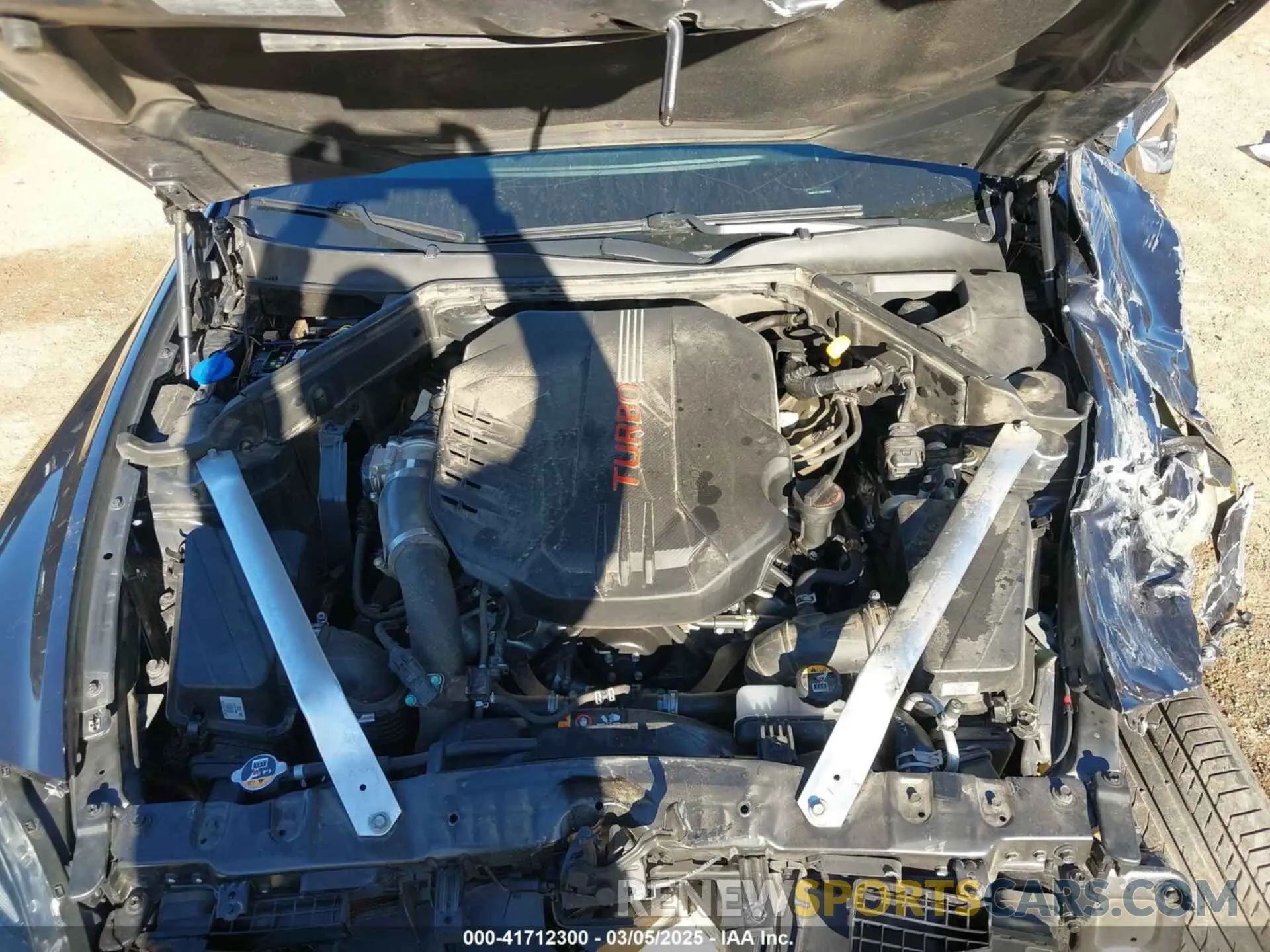 10 Photograph of a damaged car KNAE45LC8N6111815 KIA STINGER 2022