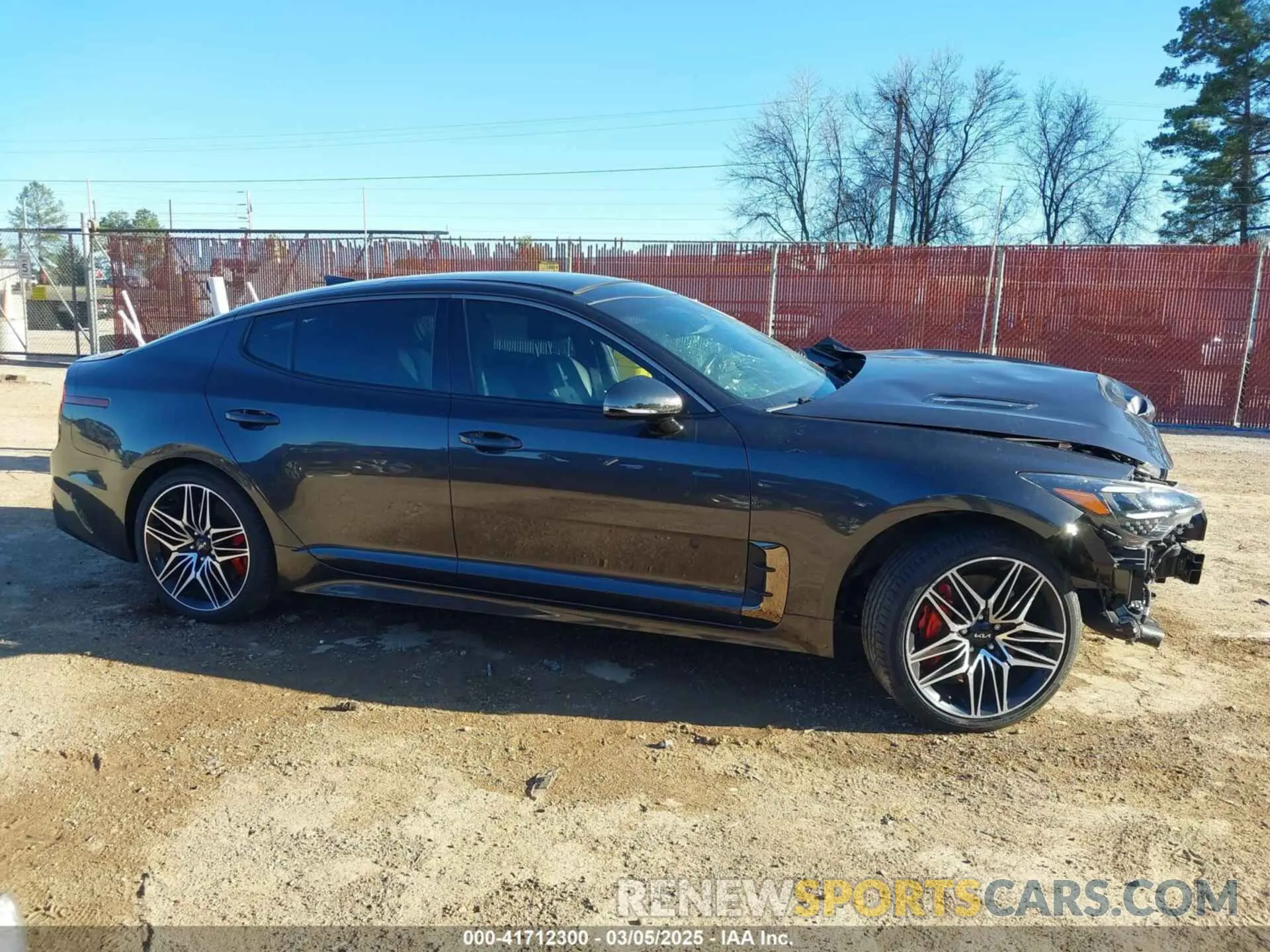14 Photograph of a damaged car KNAE45LC8N6111815 KIA STINGER 2022