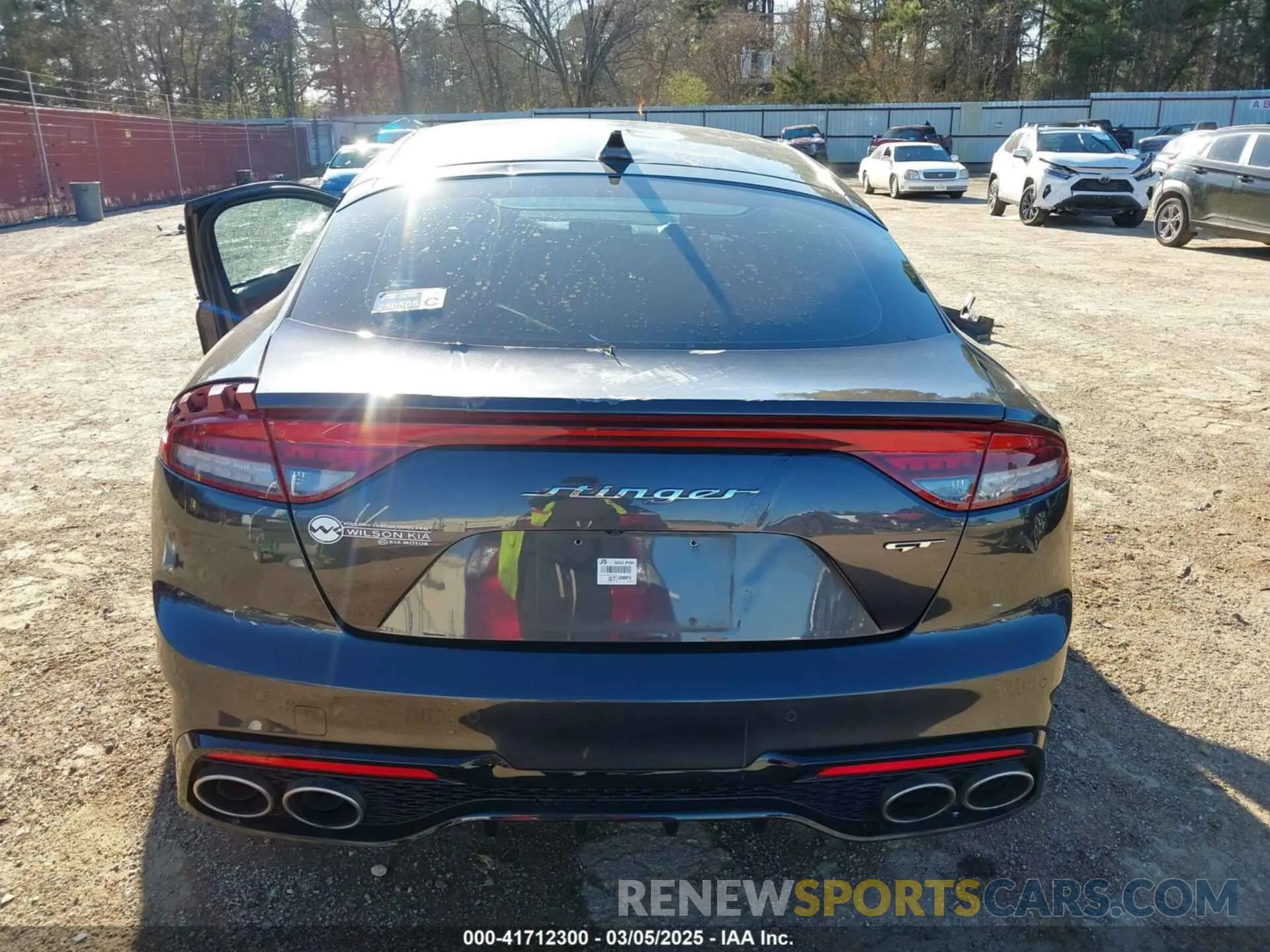17 Photograph of a damaged car KNAE45LC8N6111815 KIA STINGER 2022