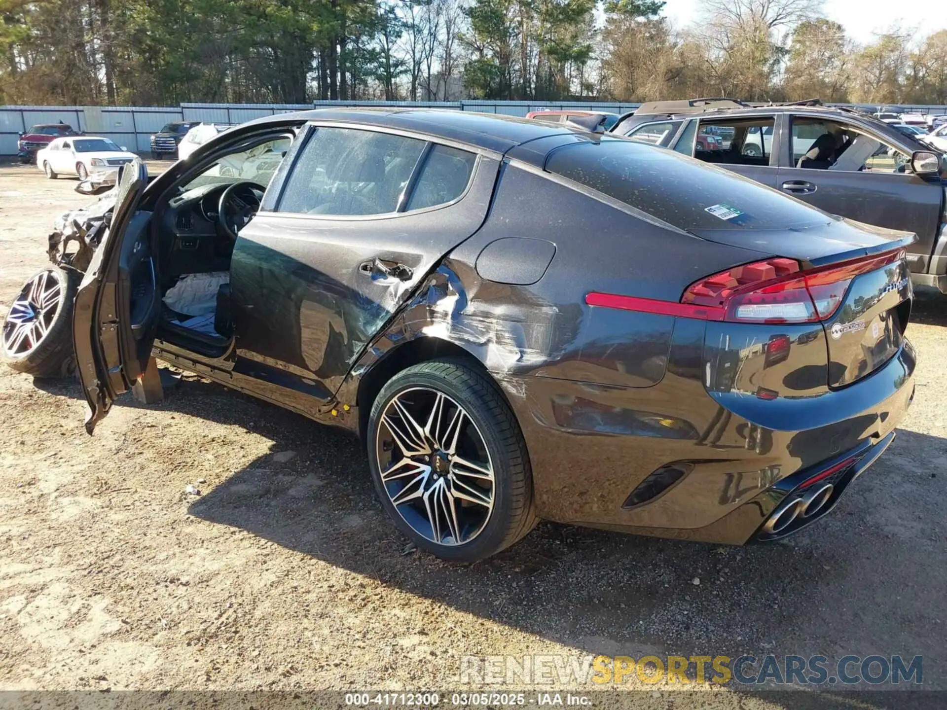 3 Photograph of a damaged car KNAE45LC8N6111815 KIA STINGER 2022
