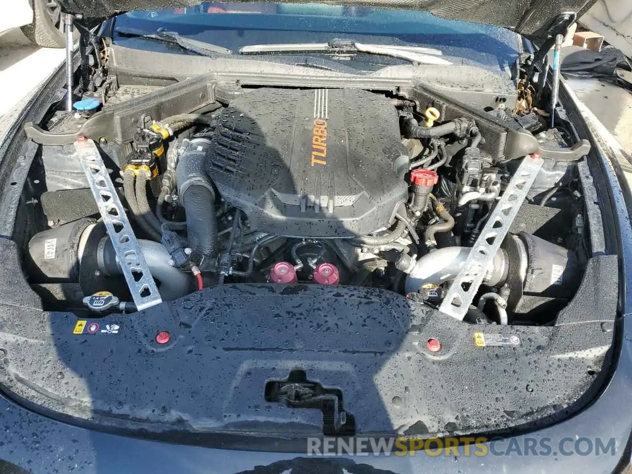 11 Photograph of a damaged car KNAE45LC9N6119485 KIA STINGER 2022