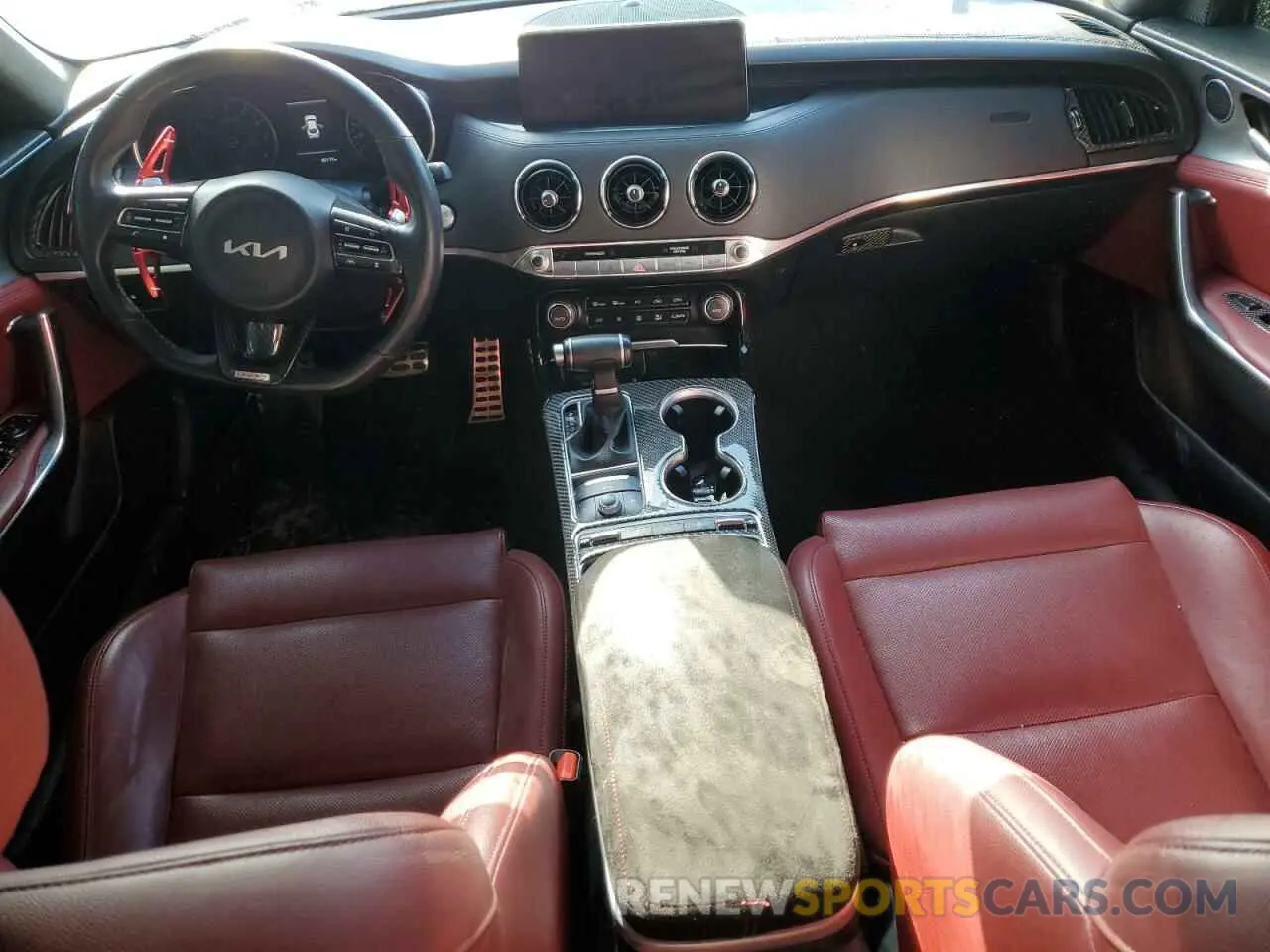 8 Photograph of a damaged car KNAE45LC9N6119485 KIA STINGER 2022