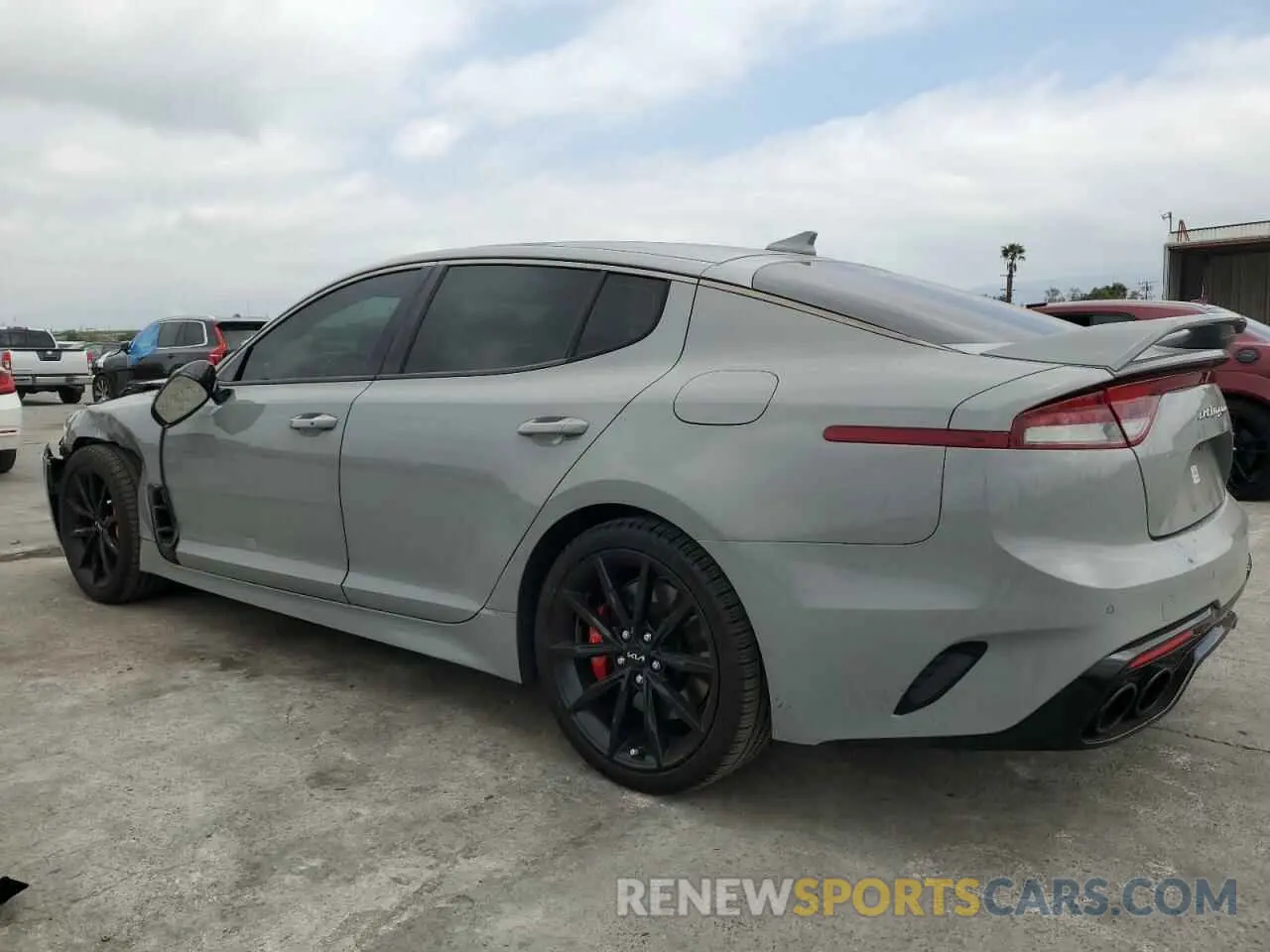 2 Photograph of a damaged car KNAE55LC0N6104869 KIA STINGER 2022