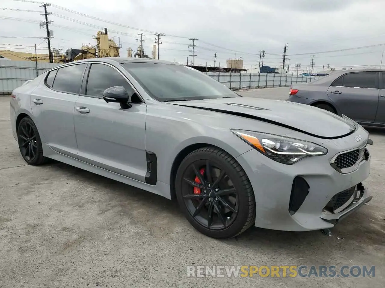 4 Photograph of a damaged car KNAE55LC0N6104869 KIA STINGER 2022