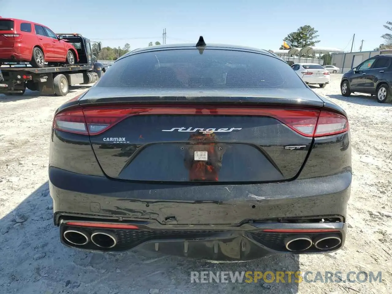 6 Photograph of a damaged car KNAE55LC5N6104558 KIA STINGER 2022