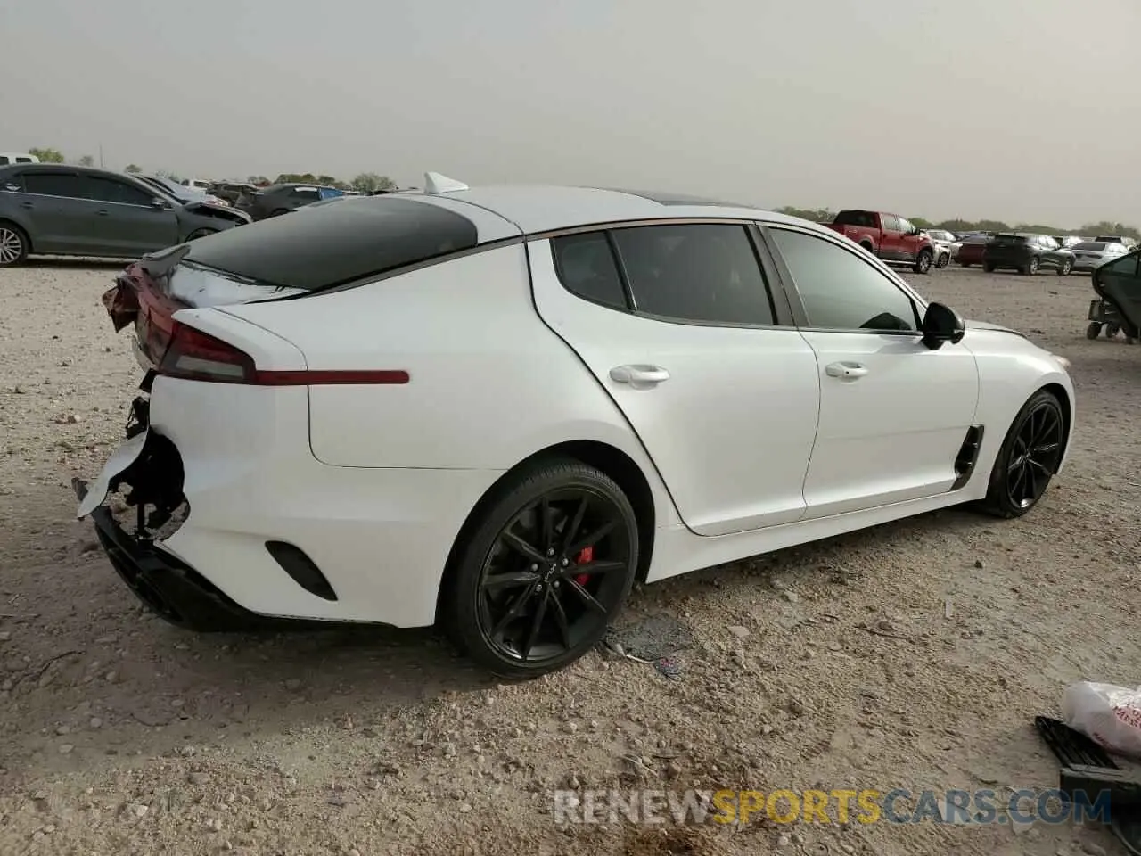 3 Photograph of a damaged car KNAE55LC6N6112636 KIA STINGER 2022