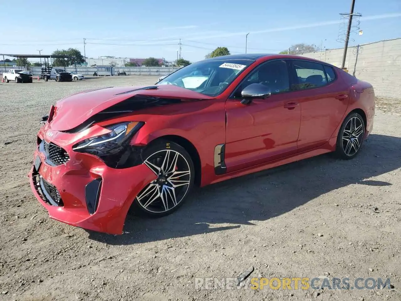 1 Фотография поврежденного автомобиля KNAE55LC7N6101855 KIA STINGER 2022