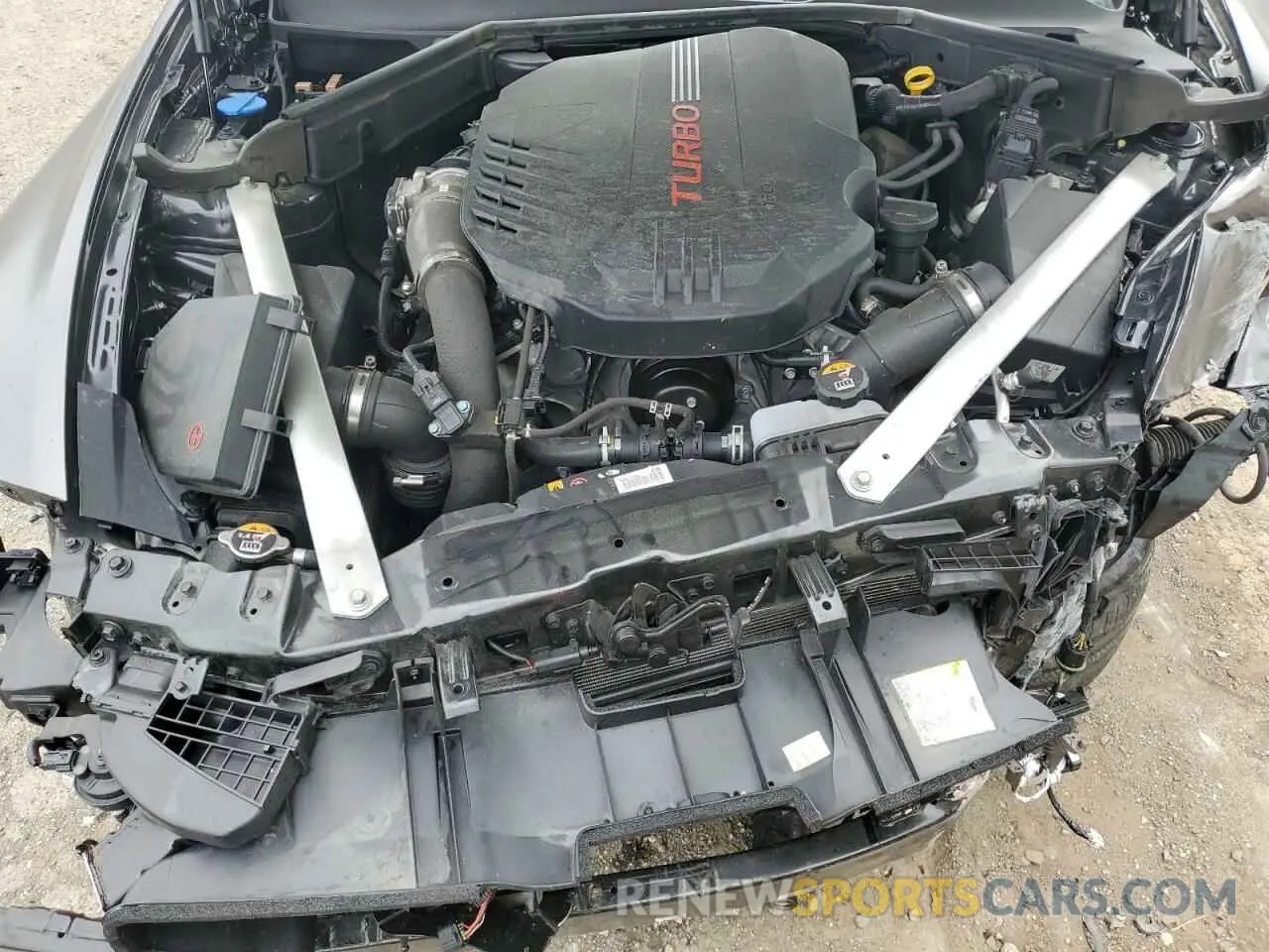 11 Фотография поврежденного автомобиля KNAE55LC9N6103221 KIA STINGER 2022