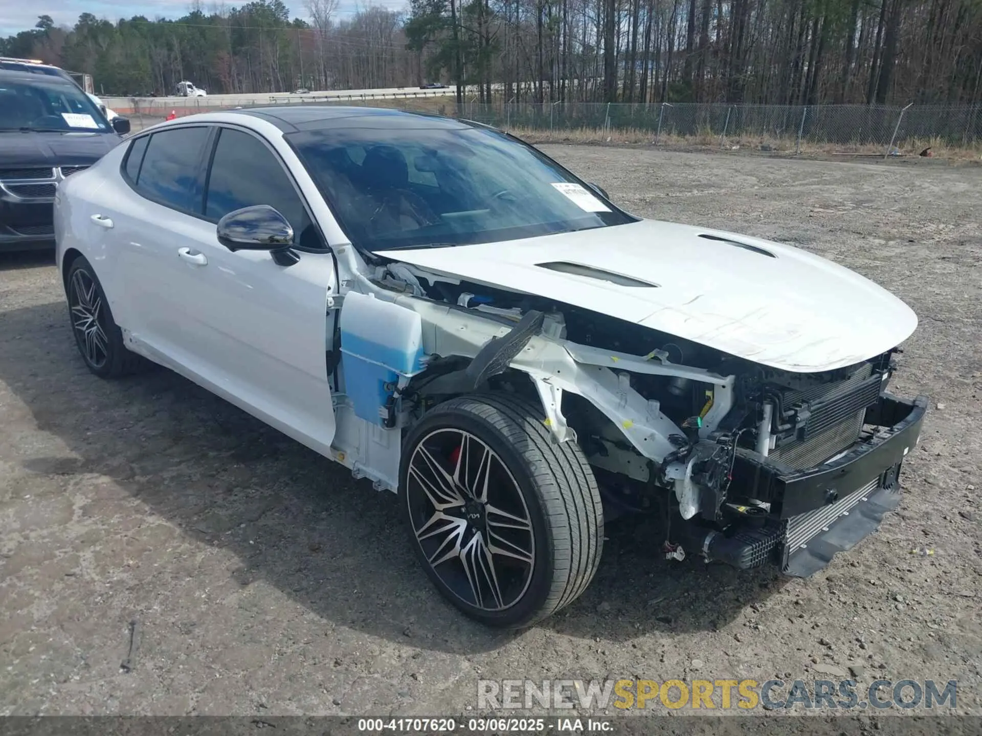 1 Photograph of a damaged car KNAE55LC9N6104613 KIA STINGER 2022