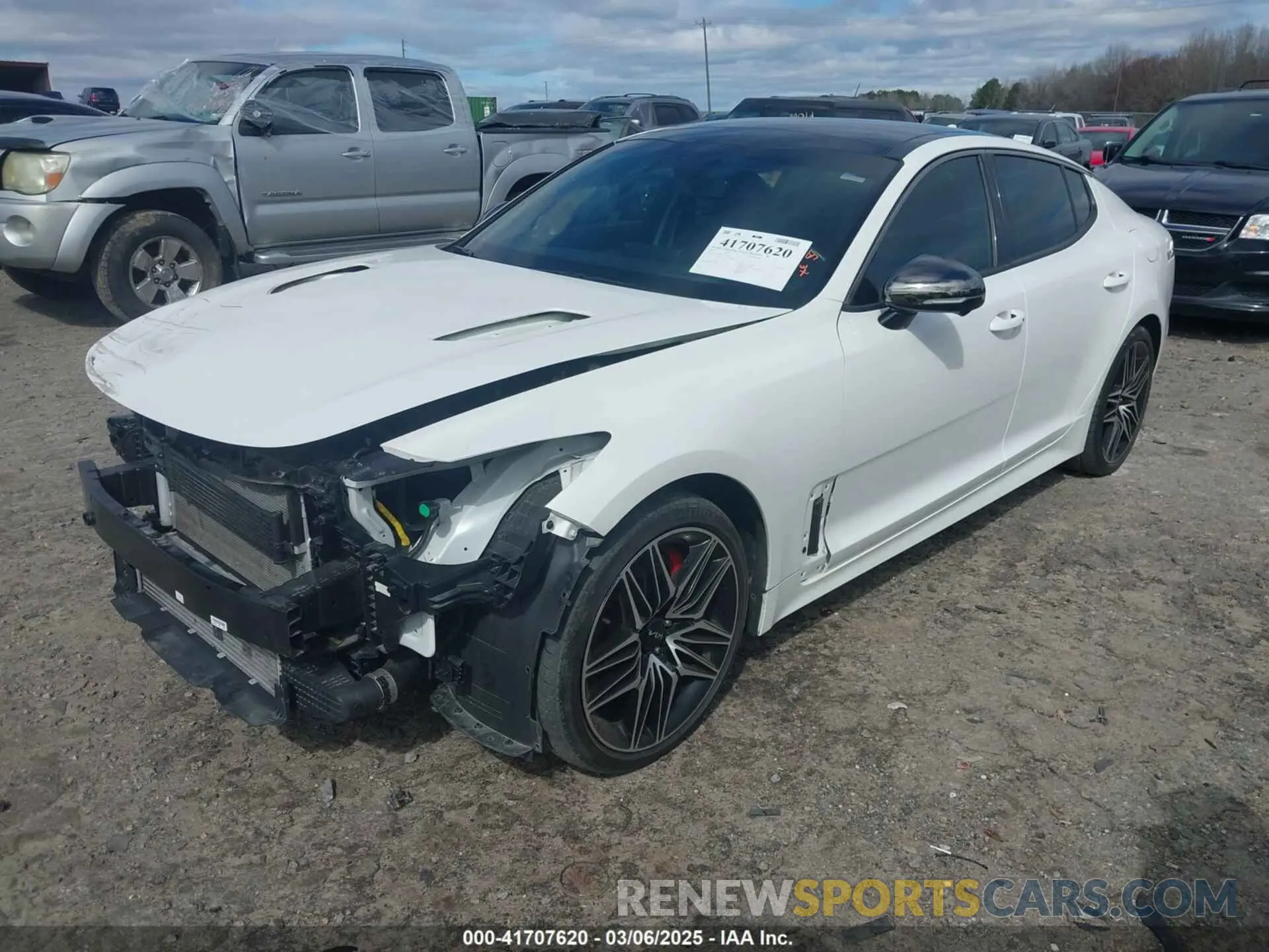 2 Photograph of a damaged car KNAE55LC9N6104613 KIA STINGER 2022