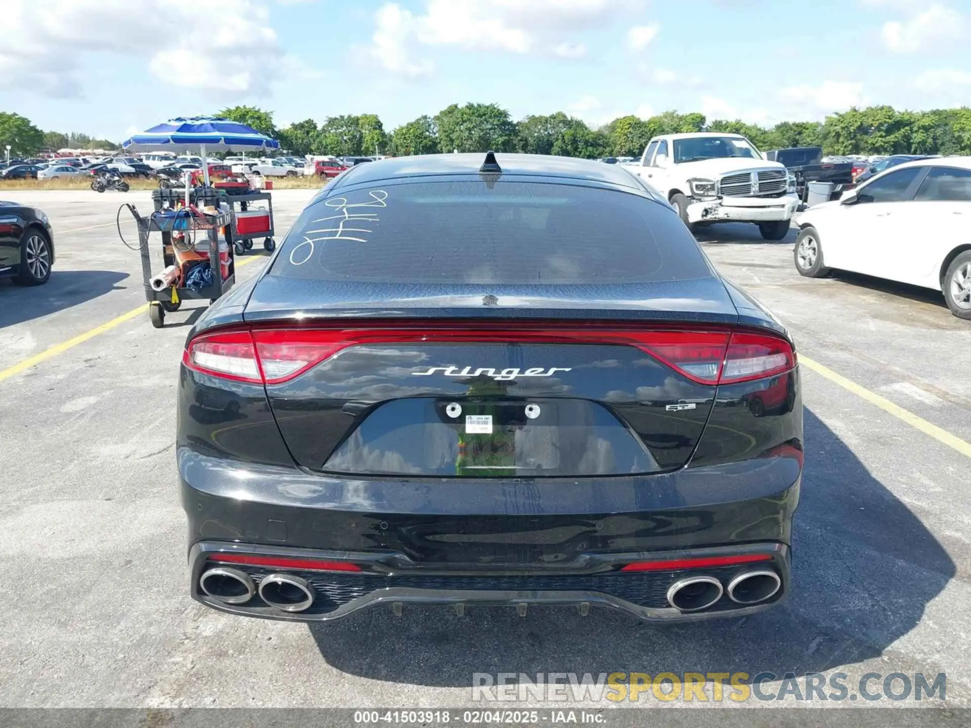 17 Photograph of a damaged car KNAE35LD0P6132446 KIA STINGER 2023
