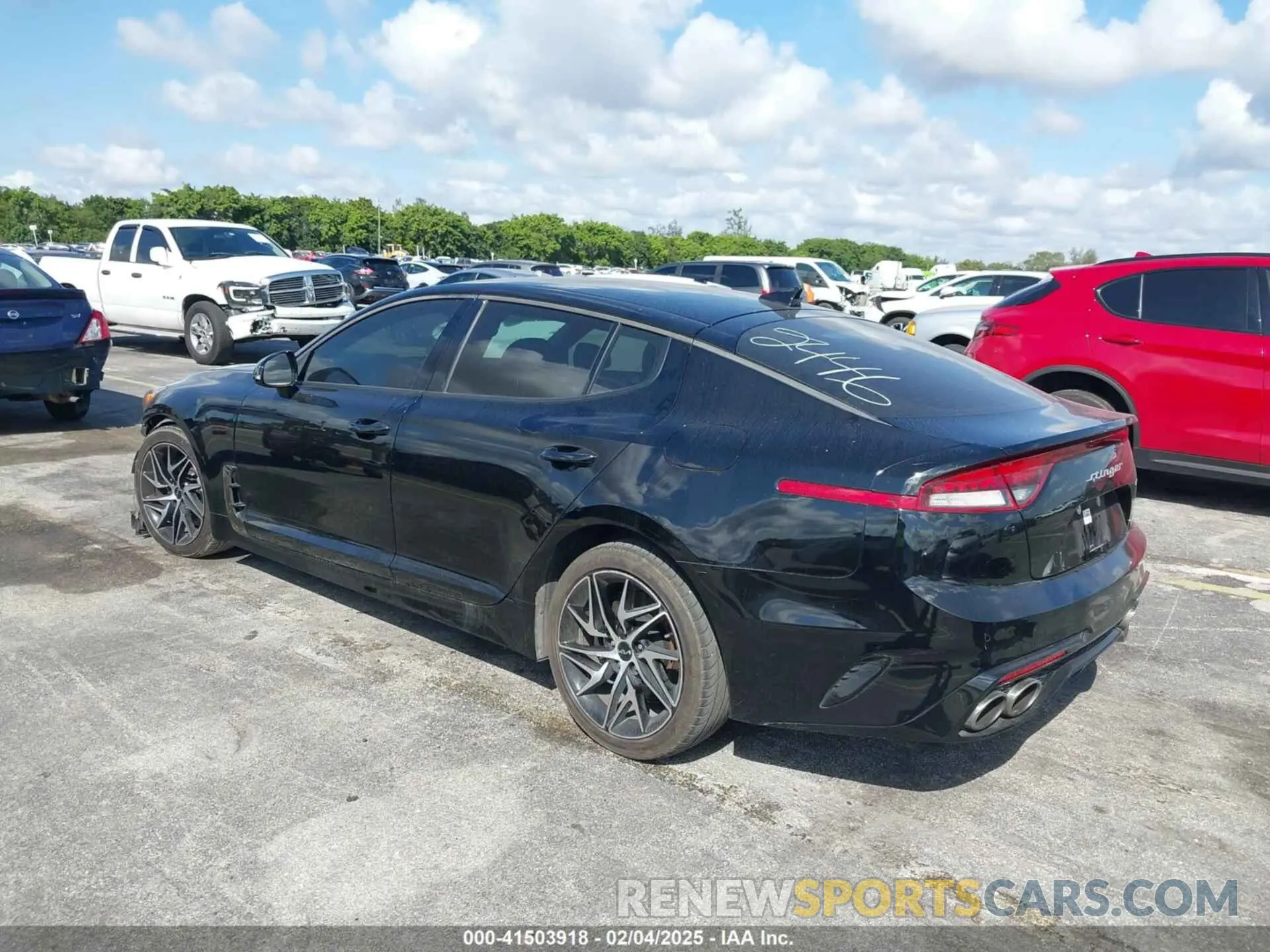 3 Photograph of a damaged car KNAE35LD0P6132446 KIA STINGER 2023