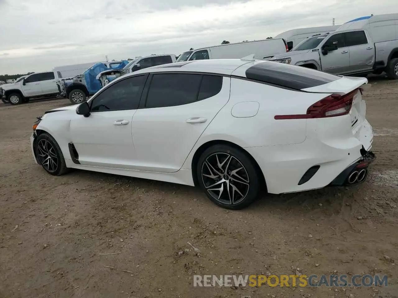 2 Фотография поврежденного автомобиля KNAE35LD3P6135616 KIA STINGER 2023