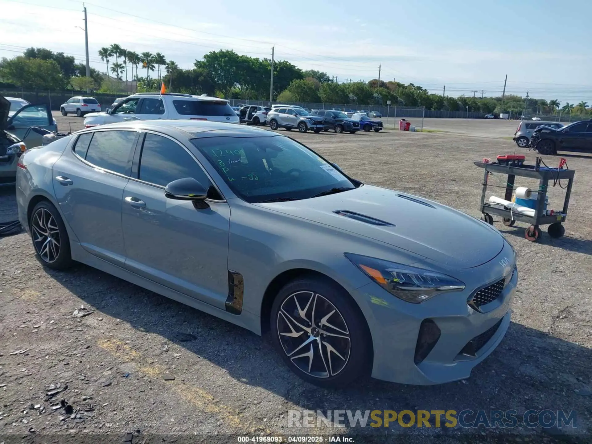 1 Photograph of a damaged car KNAE35LD3P6136247 KIA STINGER 2023