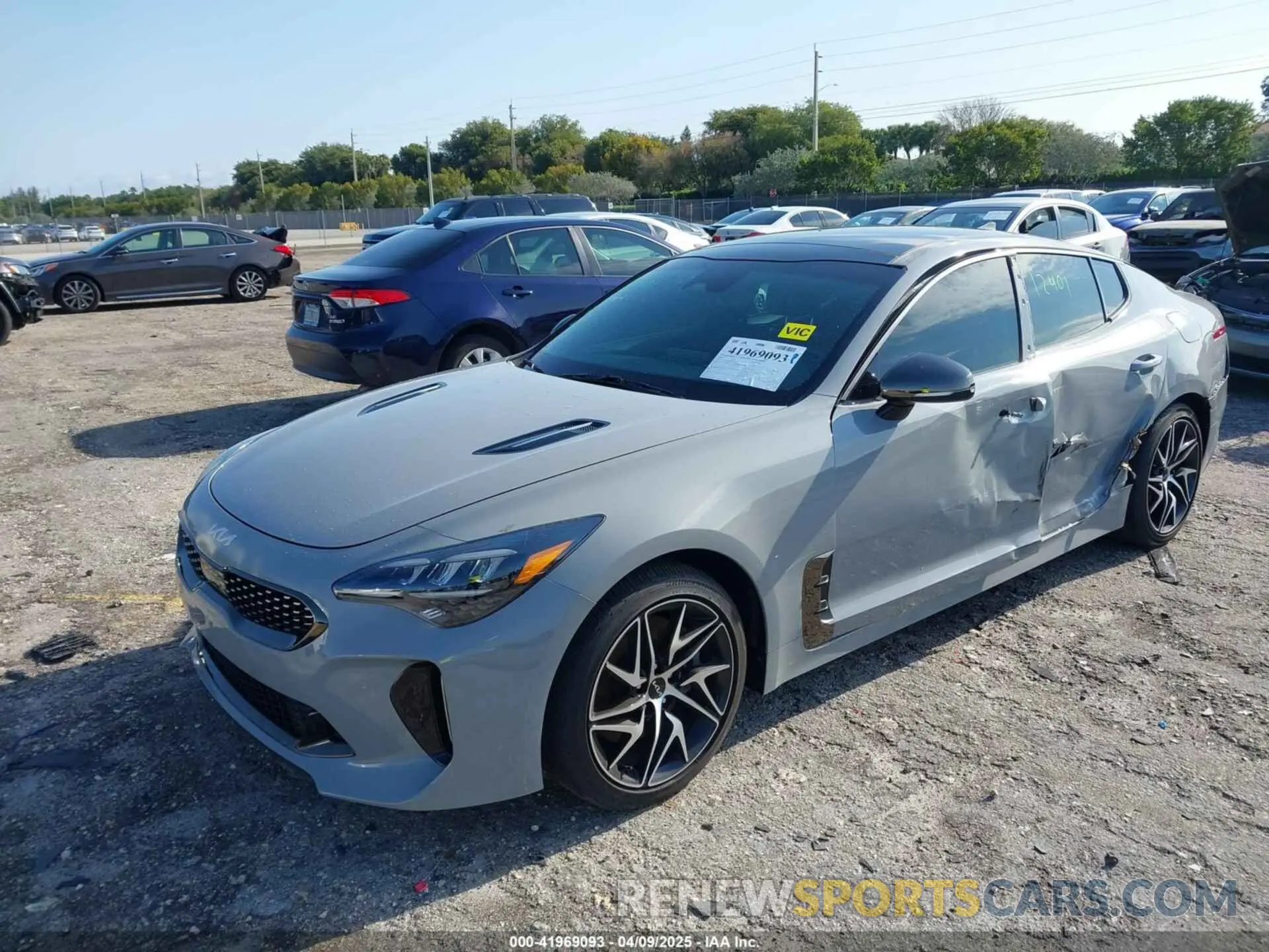 2 Photograph of a damaged car KNAE35LD3P6136247 KIA STINGER 2023