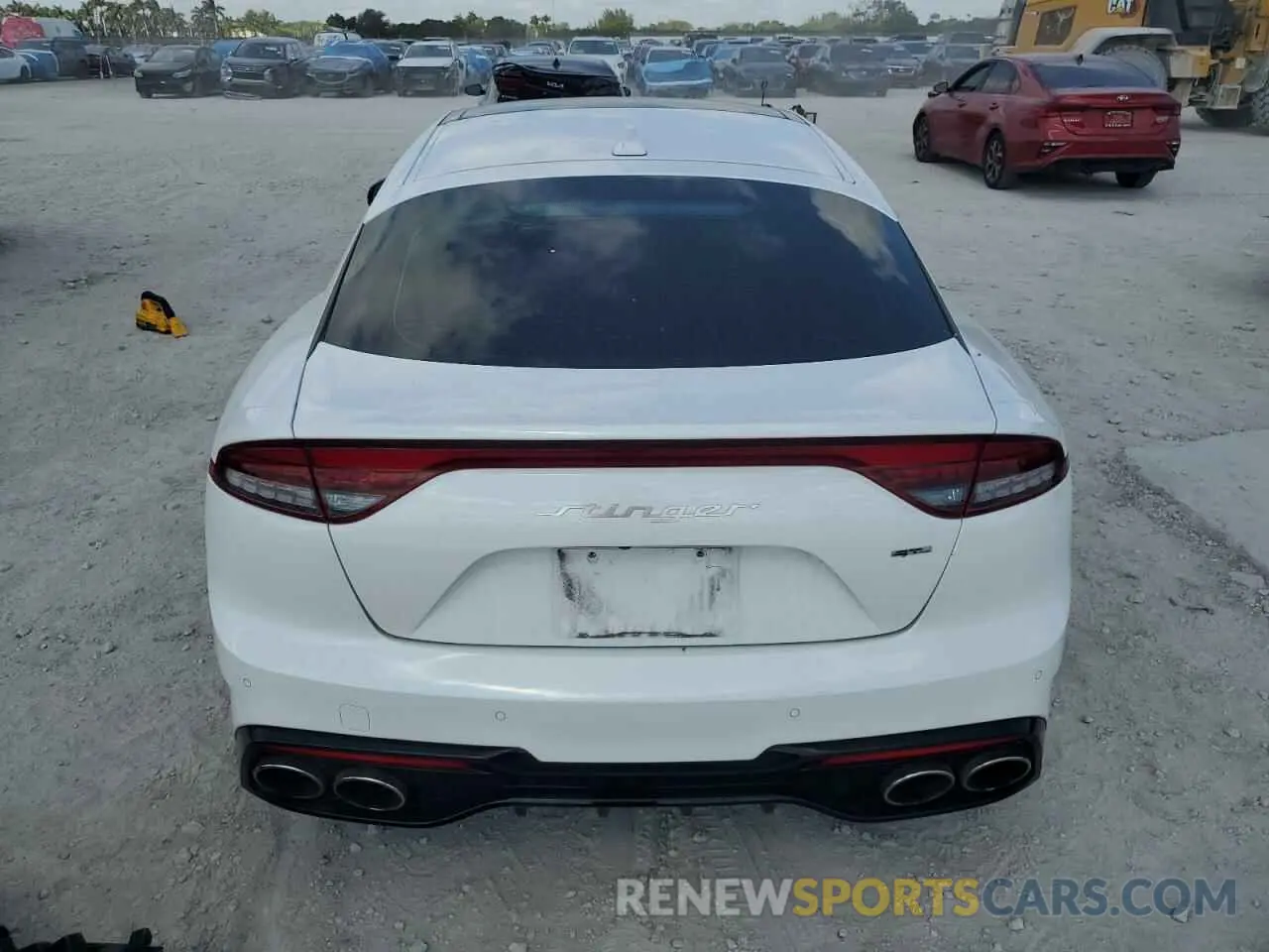 6 Photograph of a damaged car KNAE35LD4P6137200 KIA STINGER 2023