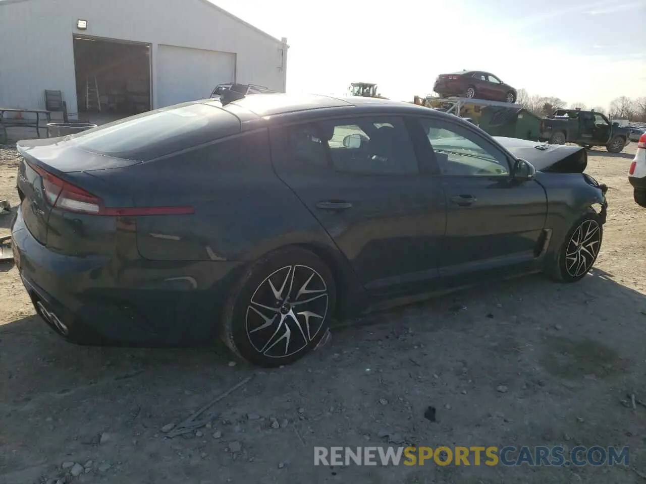 3 Фотография поврежденного автомобиля KNAE35LD7P6131102 KIA STINGER 2023
