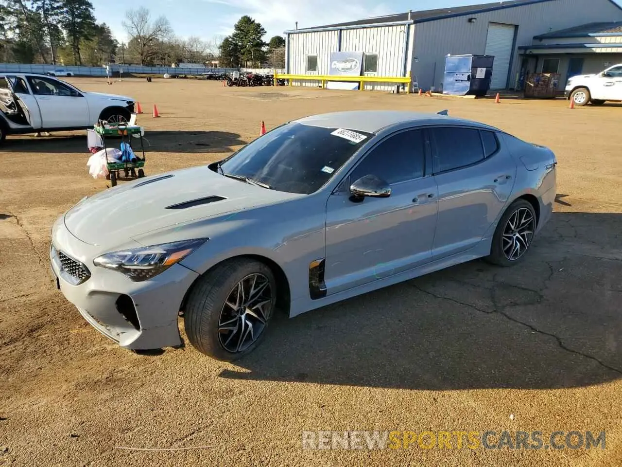 1 Photograph of a damaged car KNAE35LD7P6134162 KIA STINGER 2023