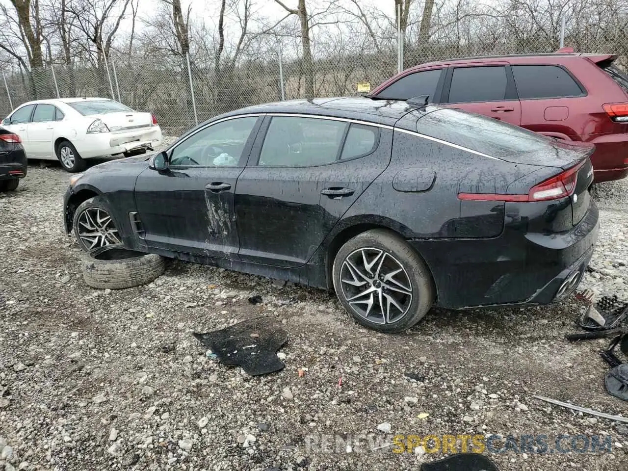 2 Фотография поврежденного автомобиля KNAE35LD9P6125169 KIA STINGER 2023