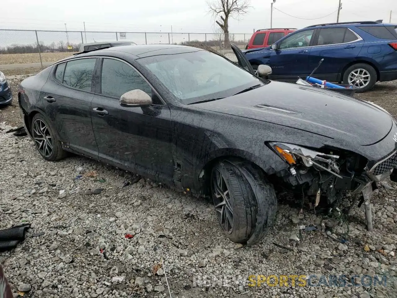4 Фотография поврежденного автомобиля KNAE35LD9P6125169 KIA STINGER 2023