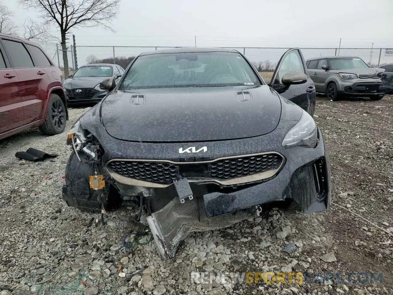 5 Фотография поврежденного автомобиля KNAE35LD9P6125169 KIA STINGER 2023