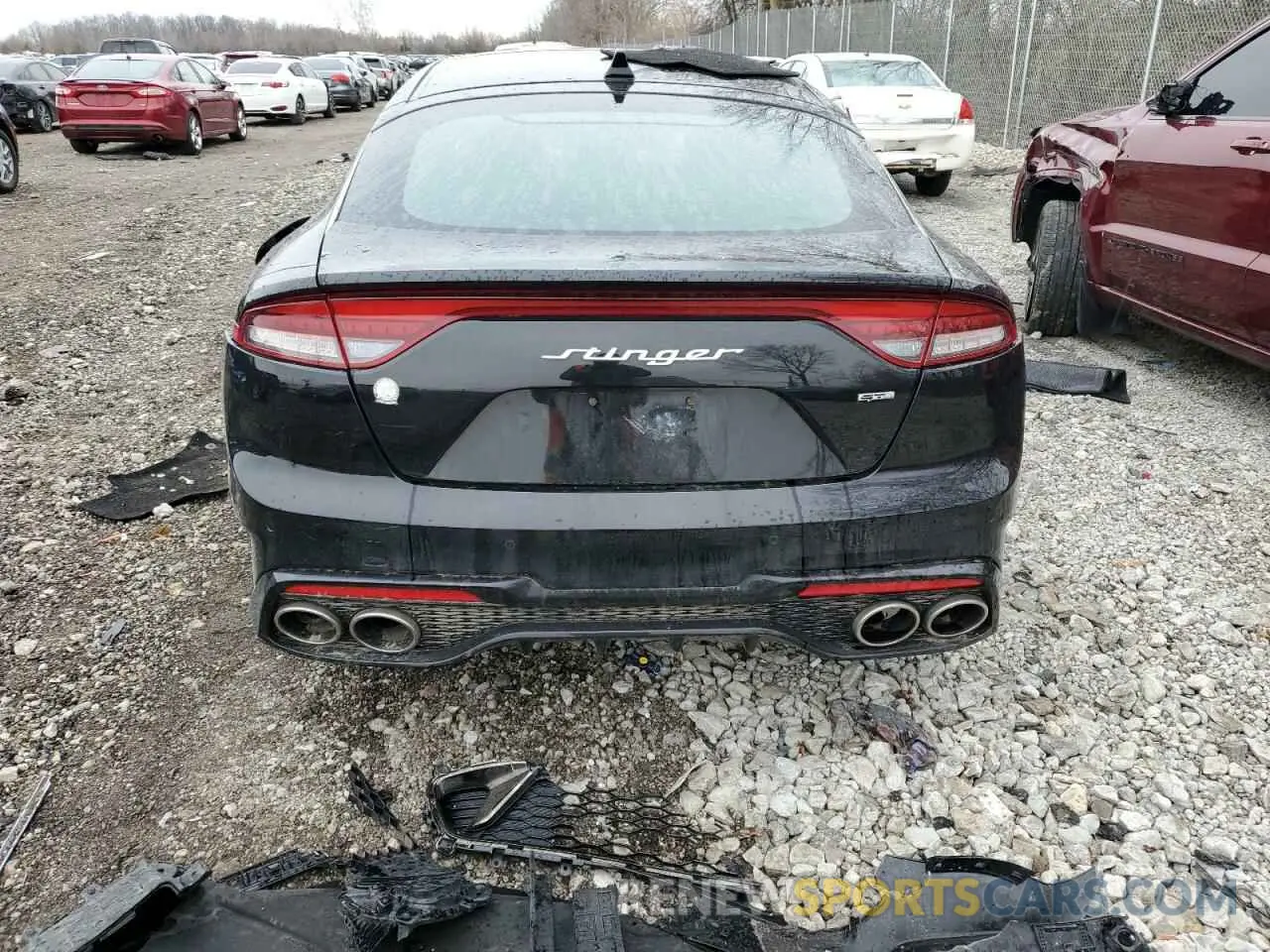 6 Фотография поврежденного автомобиля KNAE35LD9P6125169 KIA STINGER 2023