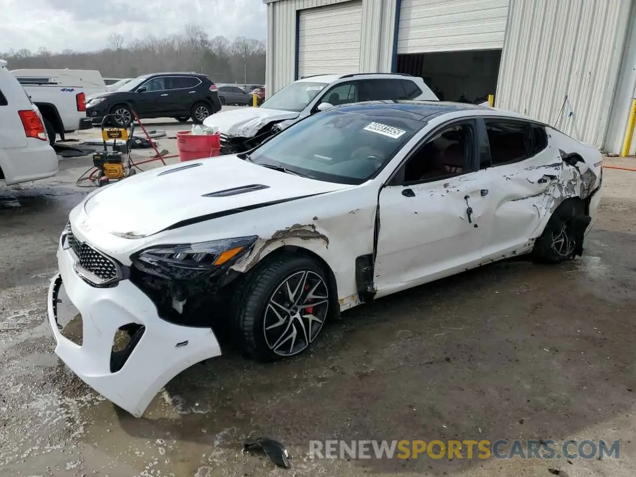 1 Photograph of a damaged car KNAE35LDXP6131353 KIA STINGER 2023
