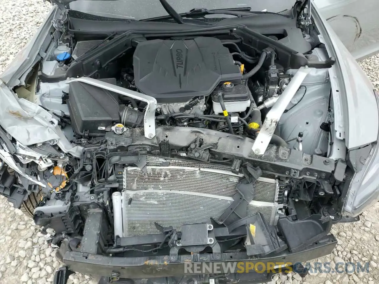 11 Photograph of a damaged car KNAE35LDXP6134253 KIA STINGER 2023