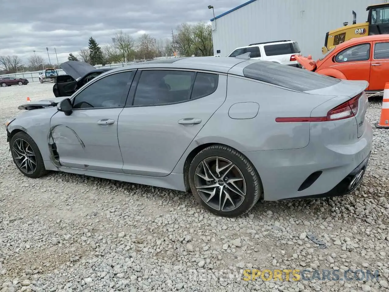 2 Photograph of a damaged car KNAE35LDXP6134253 KIA STINGER 2023