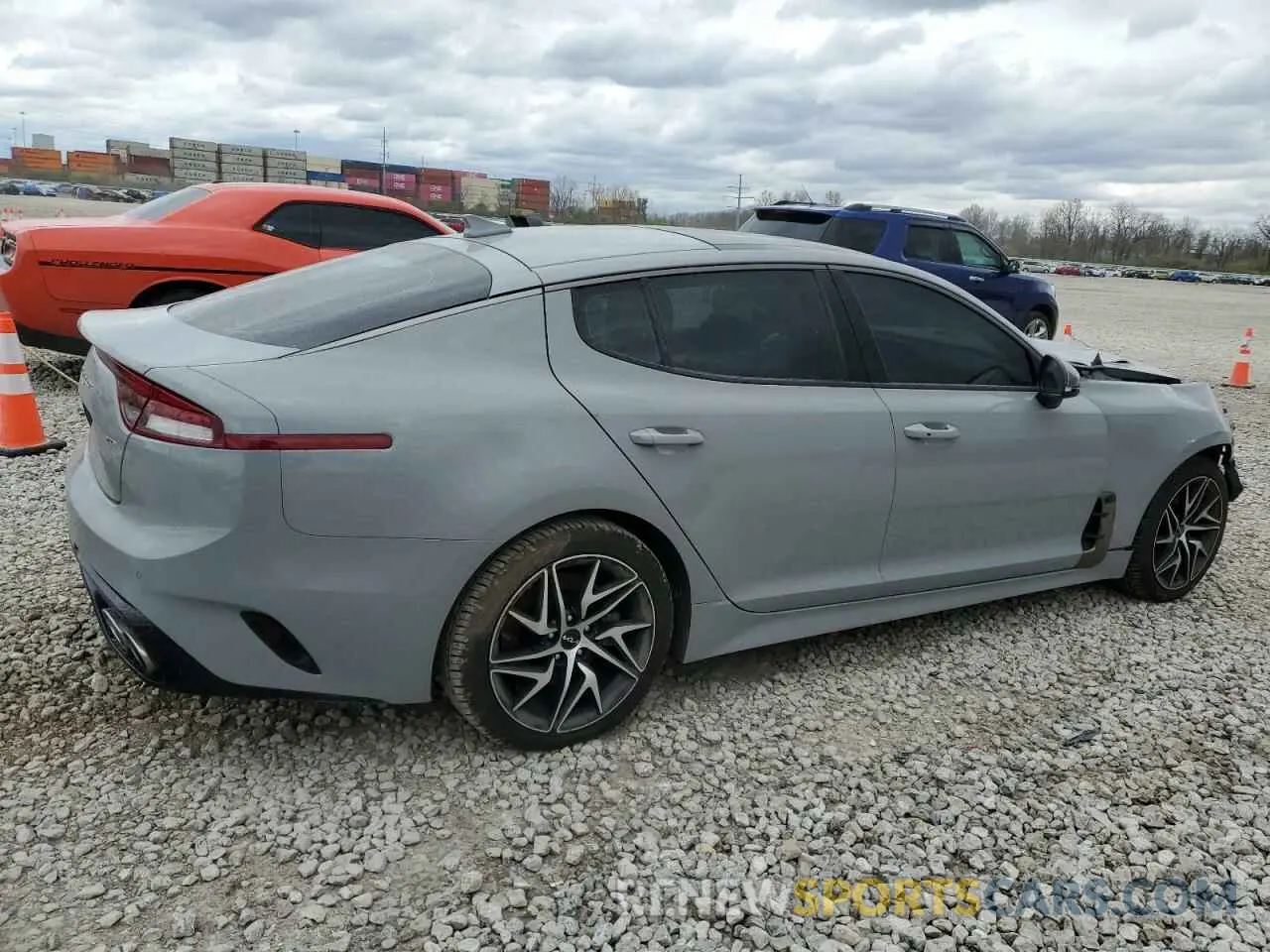 3 Photograph of a damaged car KNAE35LDXP6134253 KIA STINGER 2023