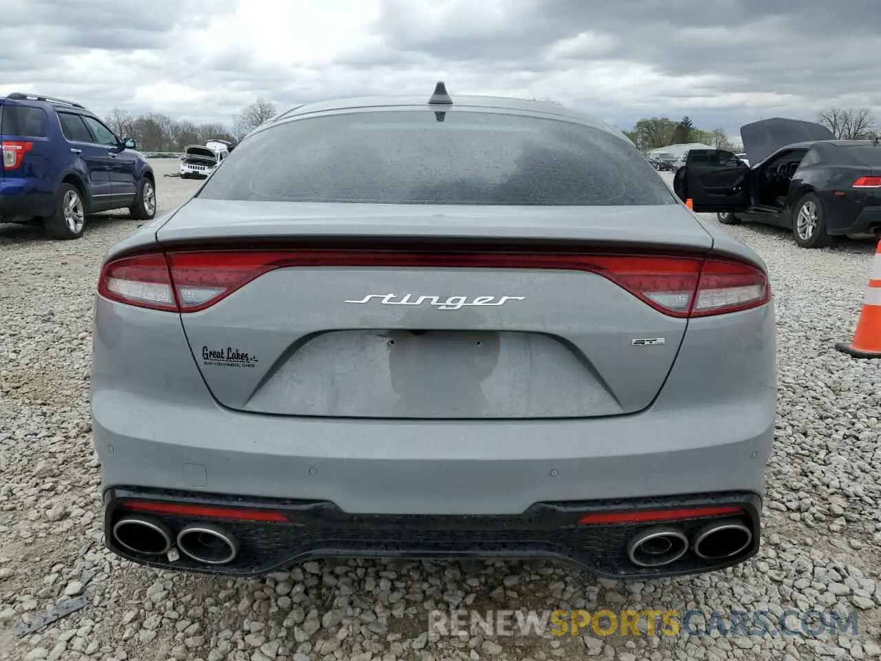 6 Photograph of a damaged car KNAE35LDXP6134253 KIA STINGER 2023
