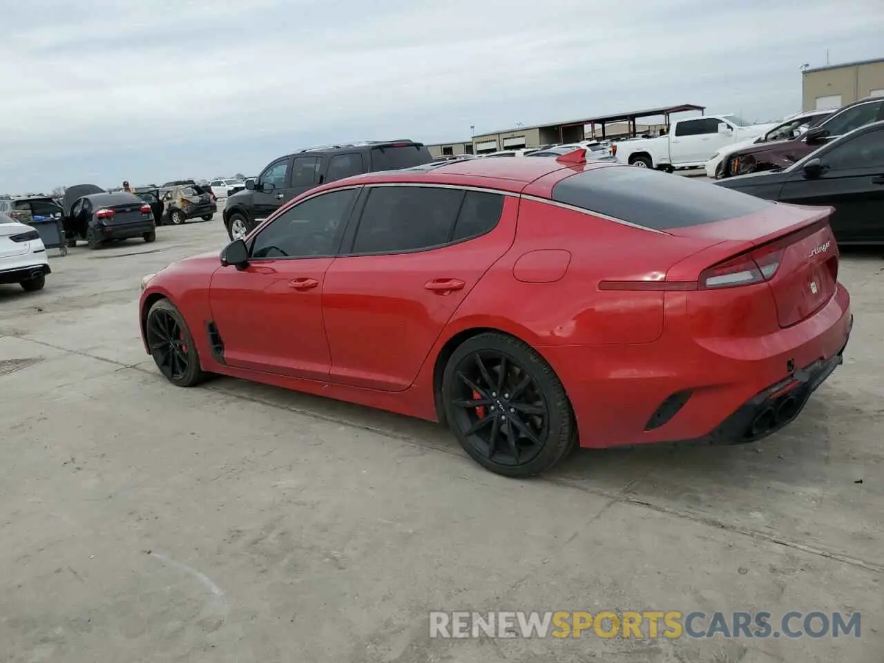 2 Photograph of a damaged car KNAE55LC0P6126857 KIA STINGER 2023