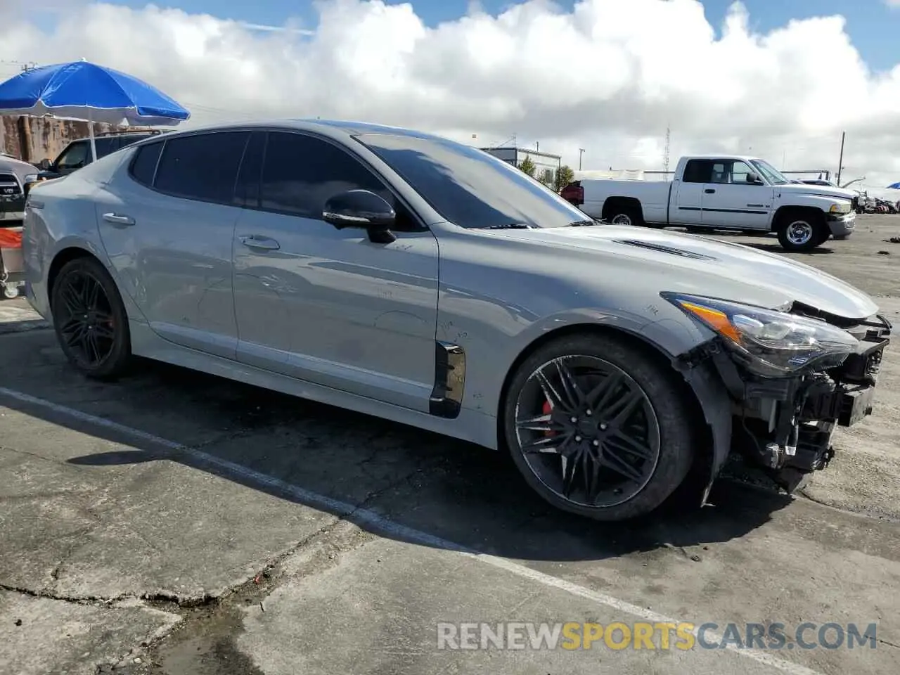 4 Фотография поврежденного автомобиля KNAE55LC1P6135390 KIA STINGER 2023
