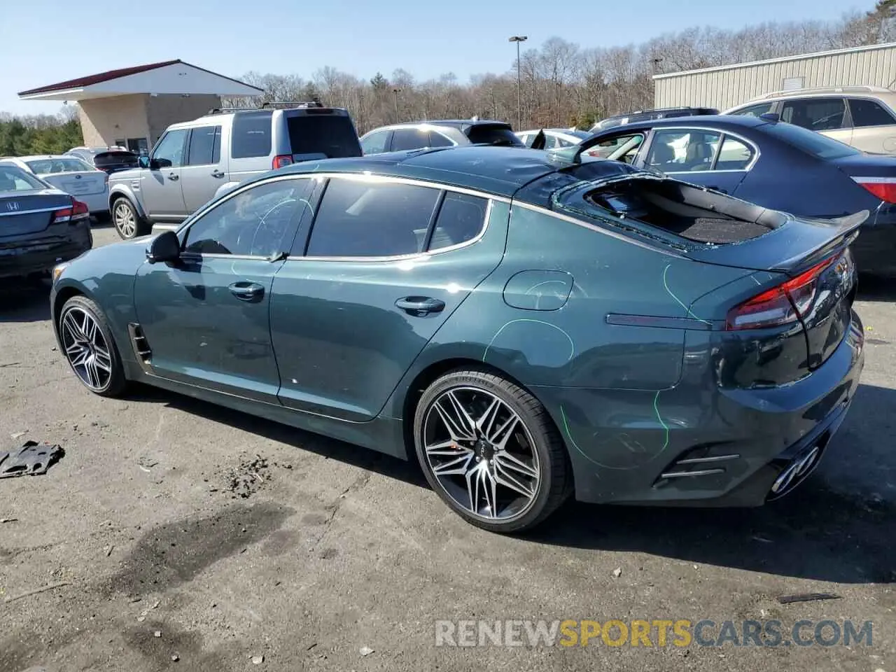 2 Фотография поврежденного автомобиля KNAE55LC3P6122804 KIA STINGER 2023