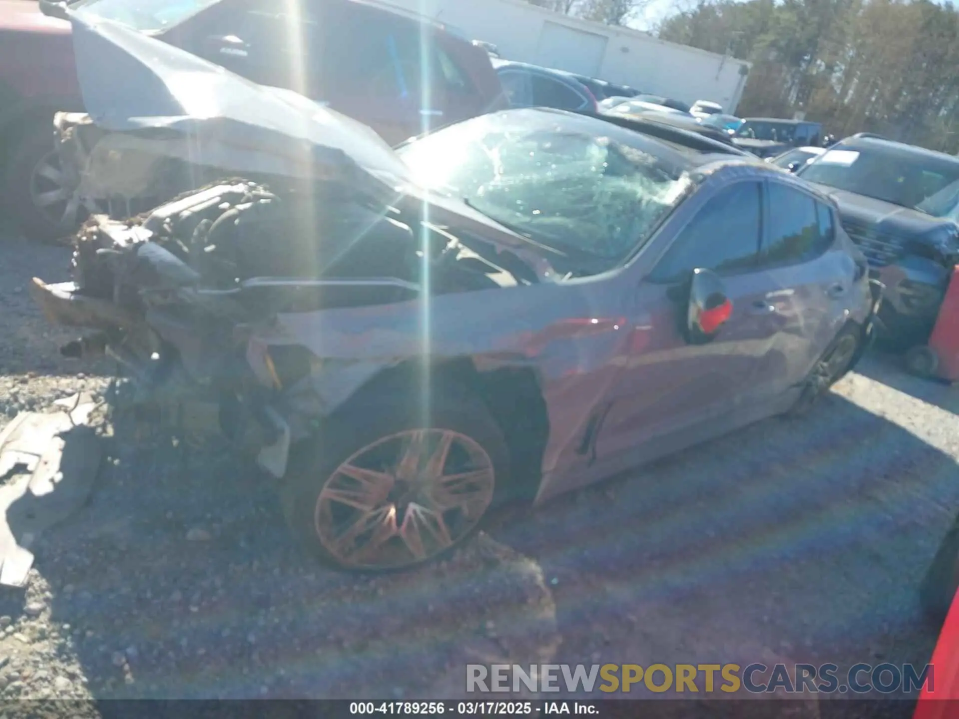 2 Photograph of a damaged car KNAE55LC4P6124285 KIA STINGER 2023