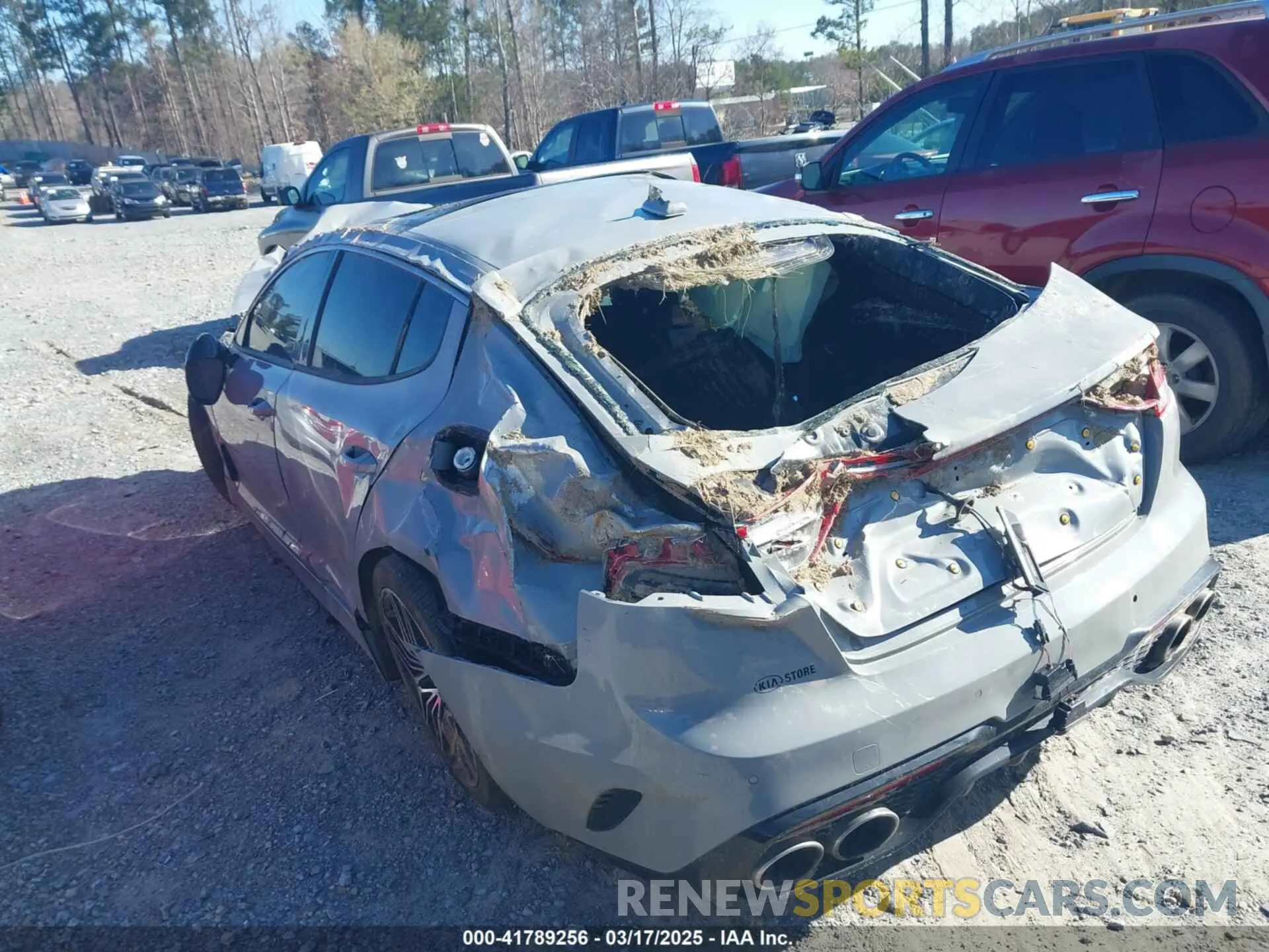 6 Photograph of a damaged car KNAE55LC4P6124285 KIA STINGER 2023