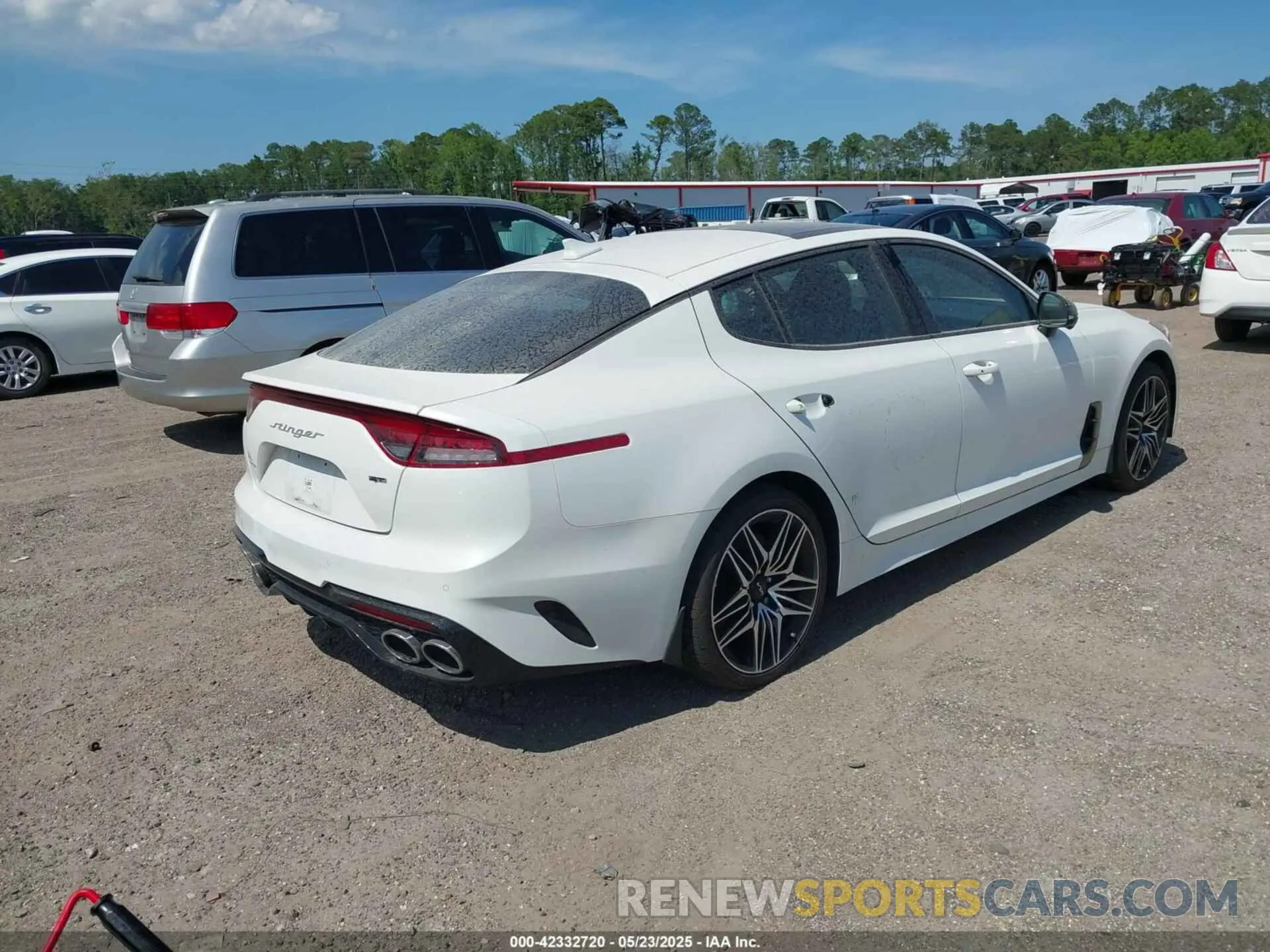4 Photograph of a damaged car KNAE55LCXP6129216 KIA STINGER 2023