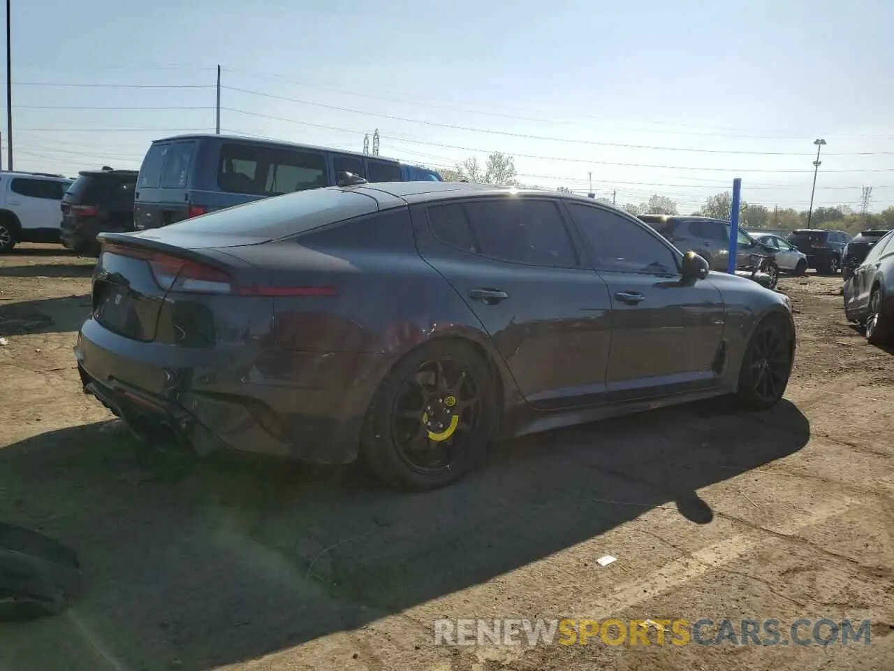 3 Фотография поврежденного автомобиля KNAE55LCXP6129720 KIA STINGER 2023