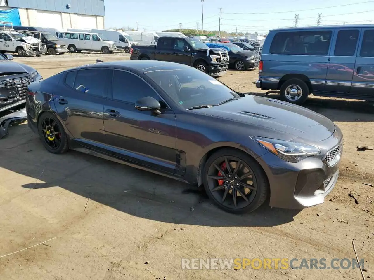 4 Фотография поврежденного автомобиля KNAE55LCXP6129720 KIA STINGER 2023