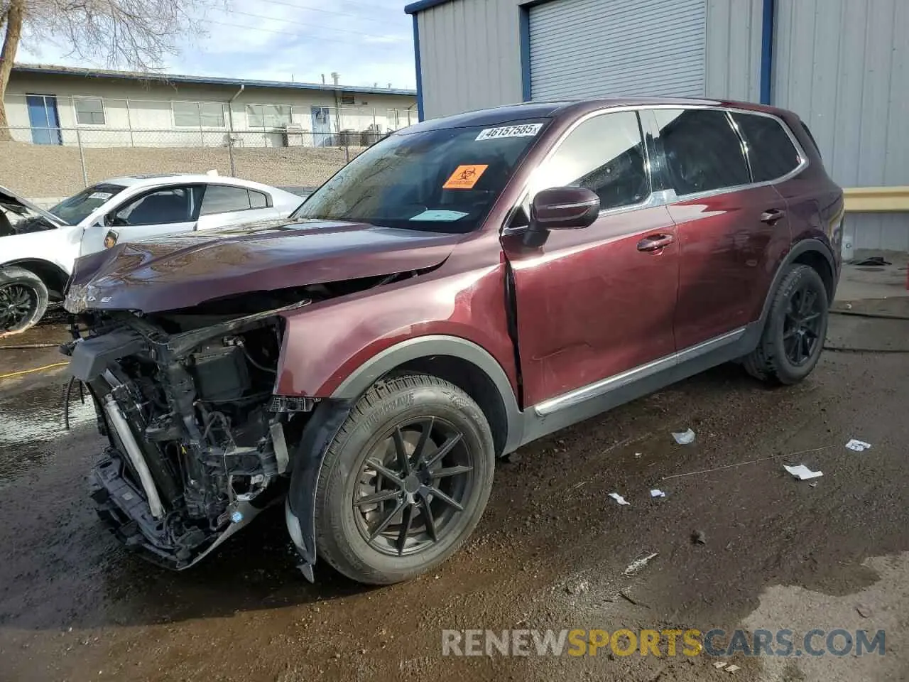 1 Photograph of a damaged car 5XYP24HC6LG059552 KIA TELLURIDE 2020